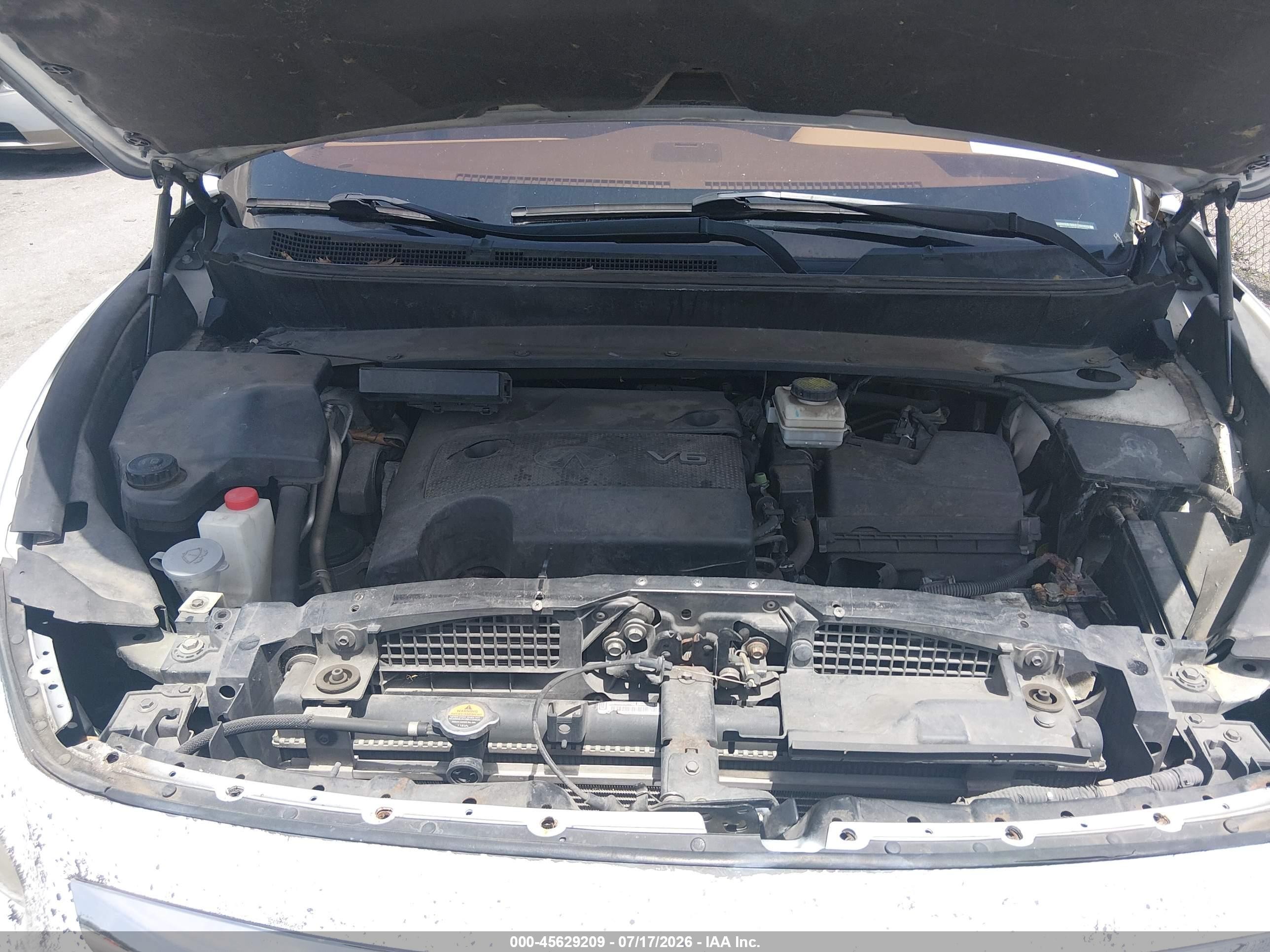 2014 Infiniti Qx60   White vin: 5N1AL0MN7EC529366