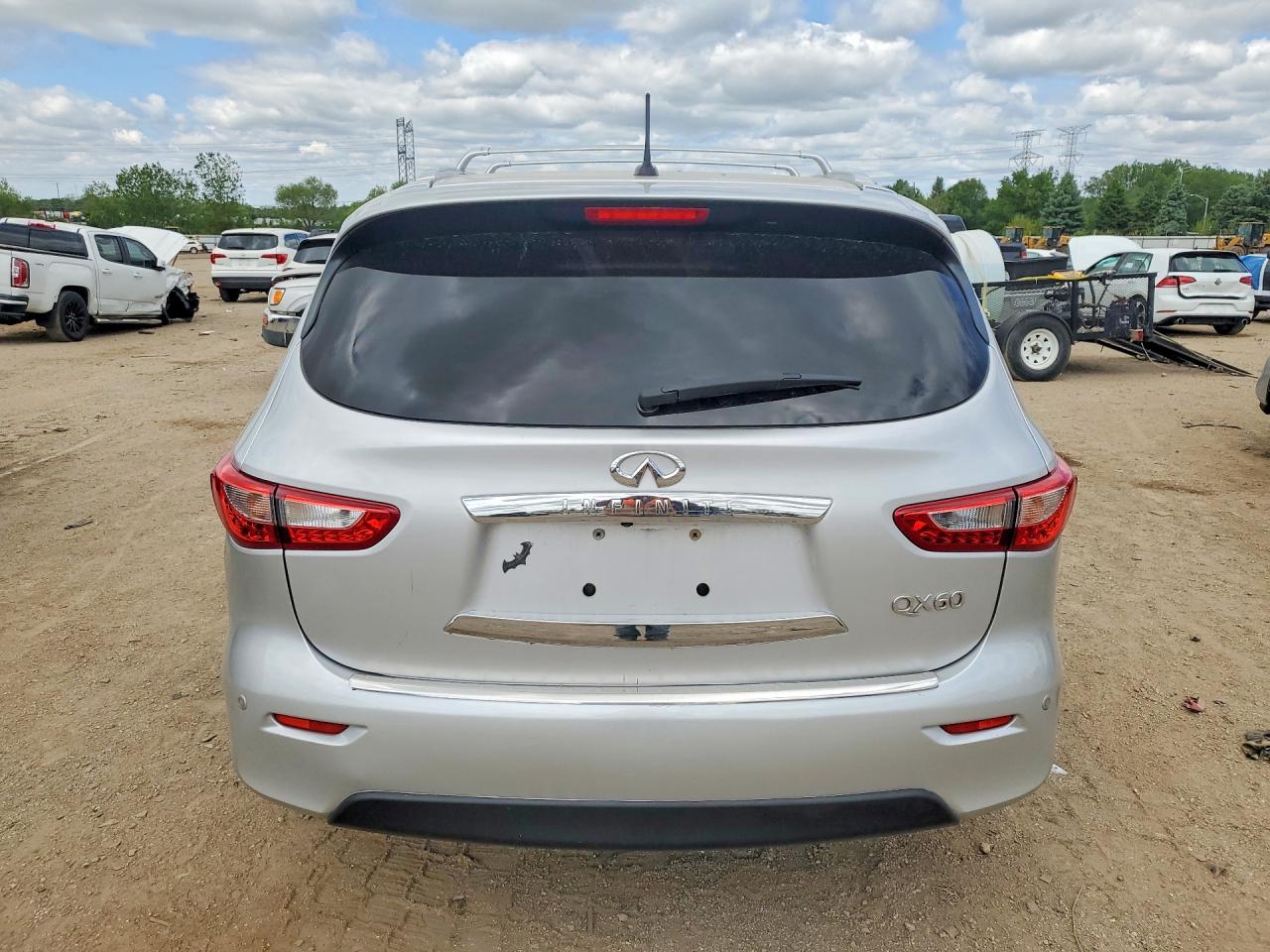 2014 Infiniti Qx60 Base Серебряный vin: 5N1AL0MN7EC531182