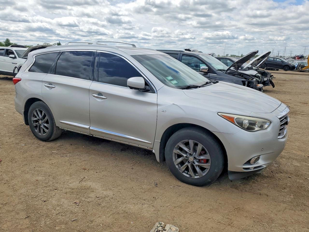 2014 Infiniti Qx60 Base Серебряный vin: 5N1AL0MN7EC531182