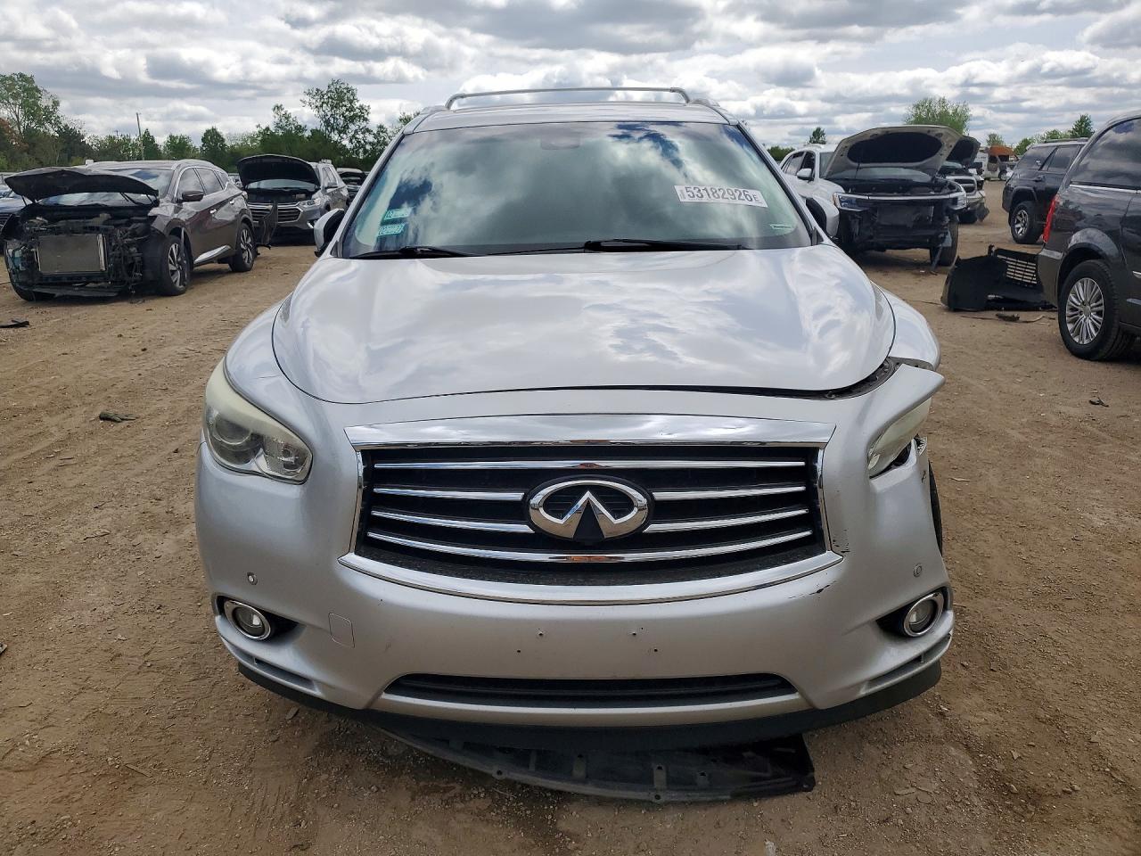 2014 Infiniti Qx60 Base Серебряный vin: 5N1AL0MN7EC531182