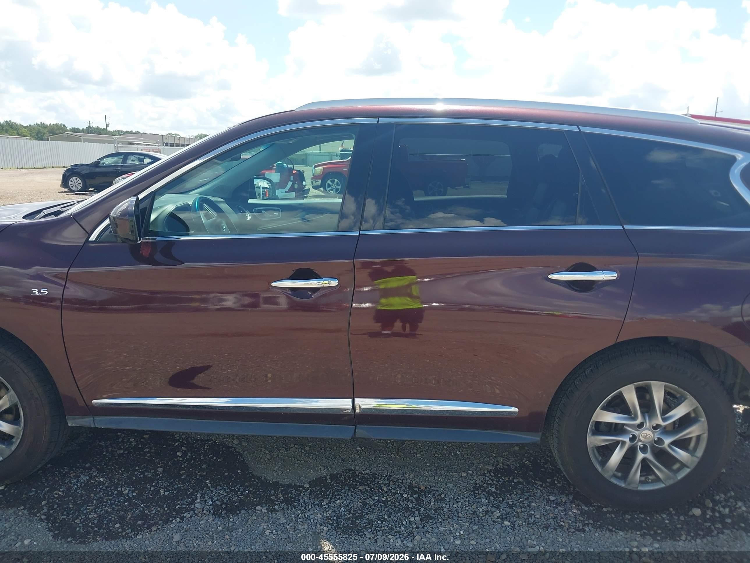 2014 Infiniti Qx60   Purple vin: 5N1AL0MN7EC554459