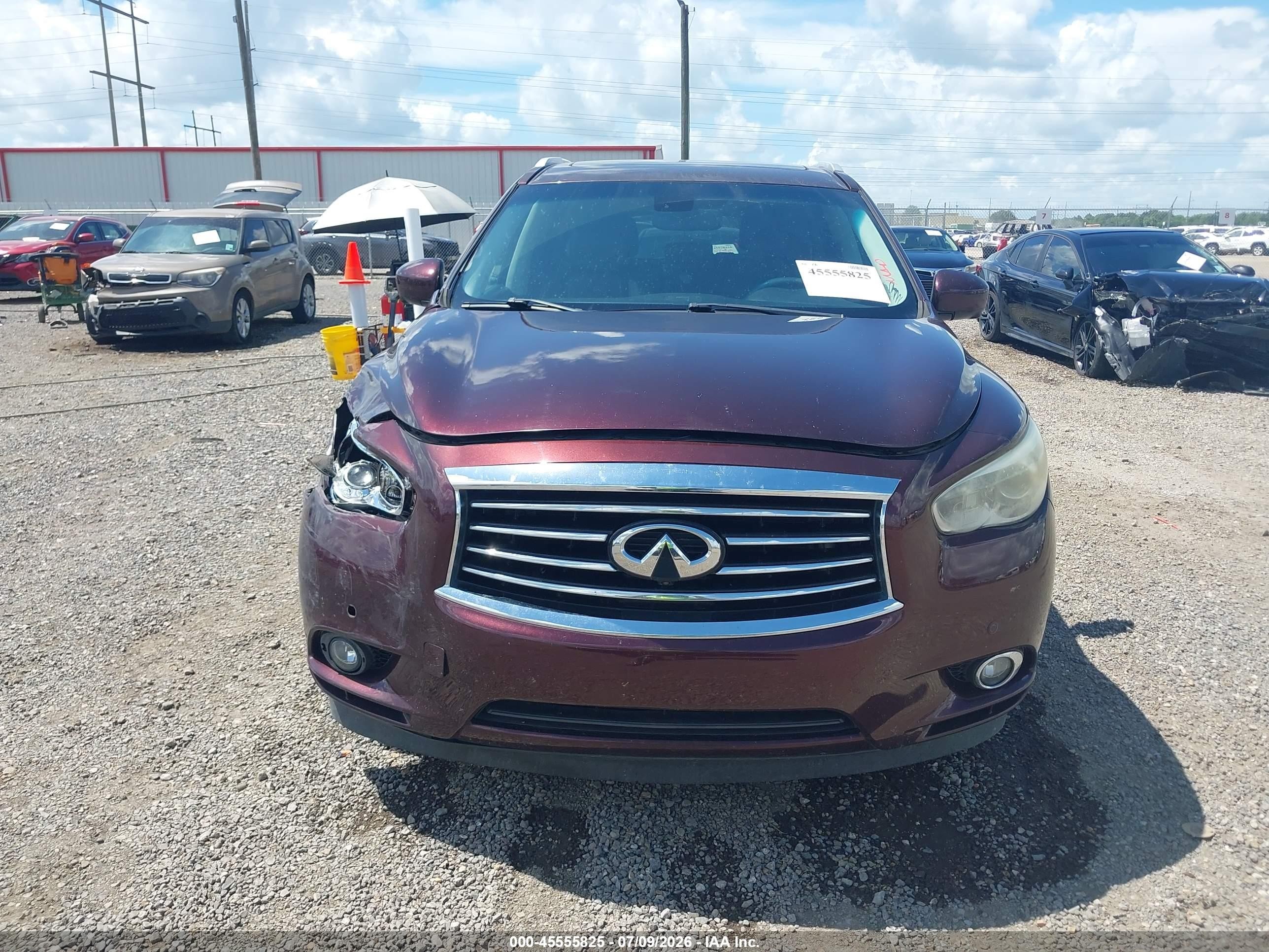 2014 Infiniti Qx60   Purple vin: 5N1AL0MN7EC554459