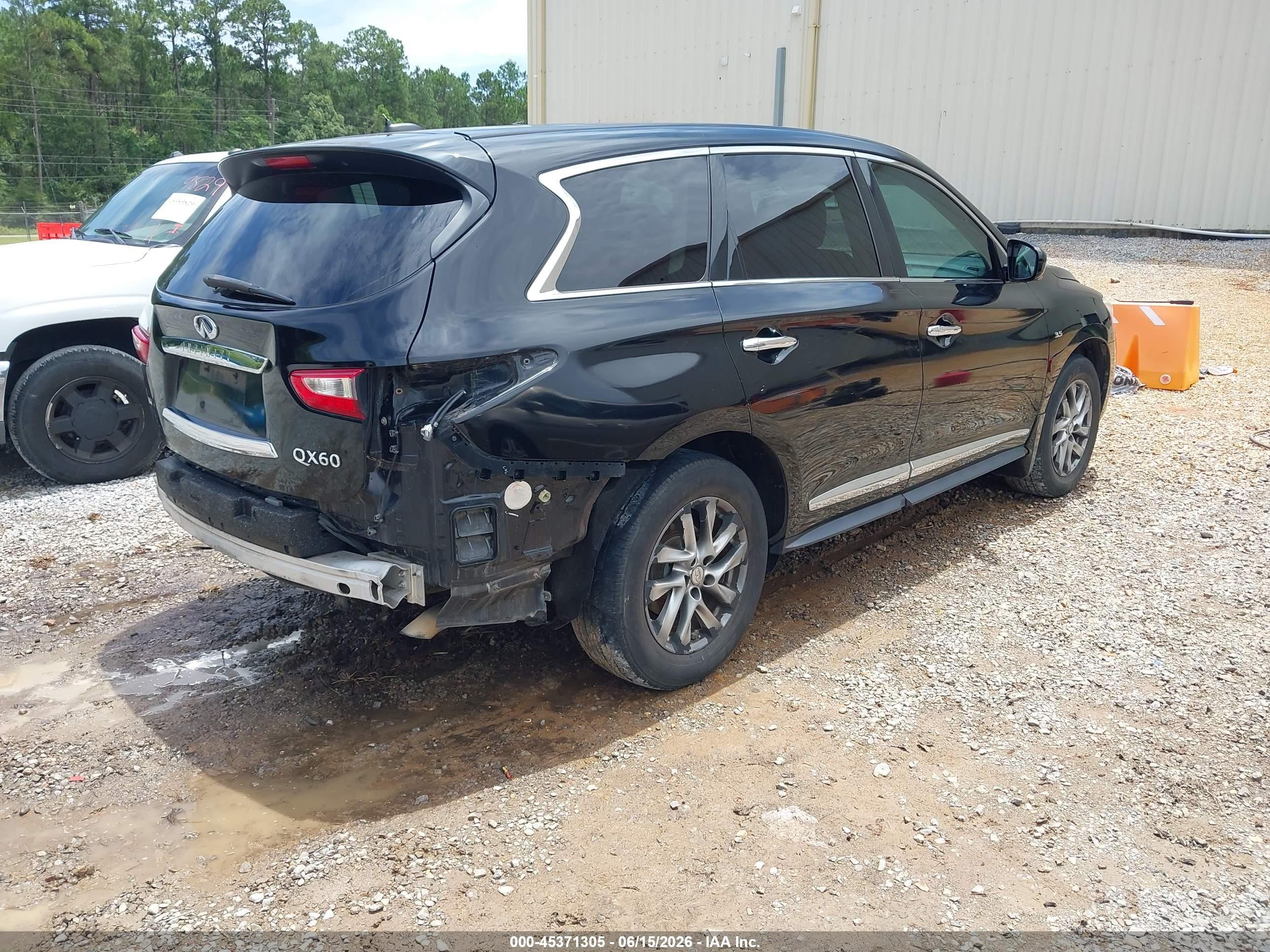 2015 Infiniti Qx60 Черный vin: 5N1AL0MN7FC501729