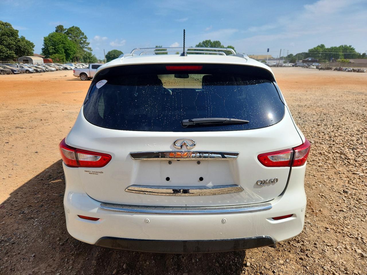 2015 Infiniti Qx60 Base White vin: 5N1AL0MN7FC508244