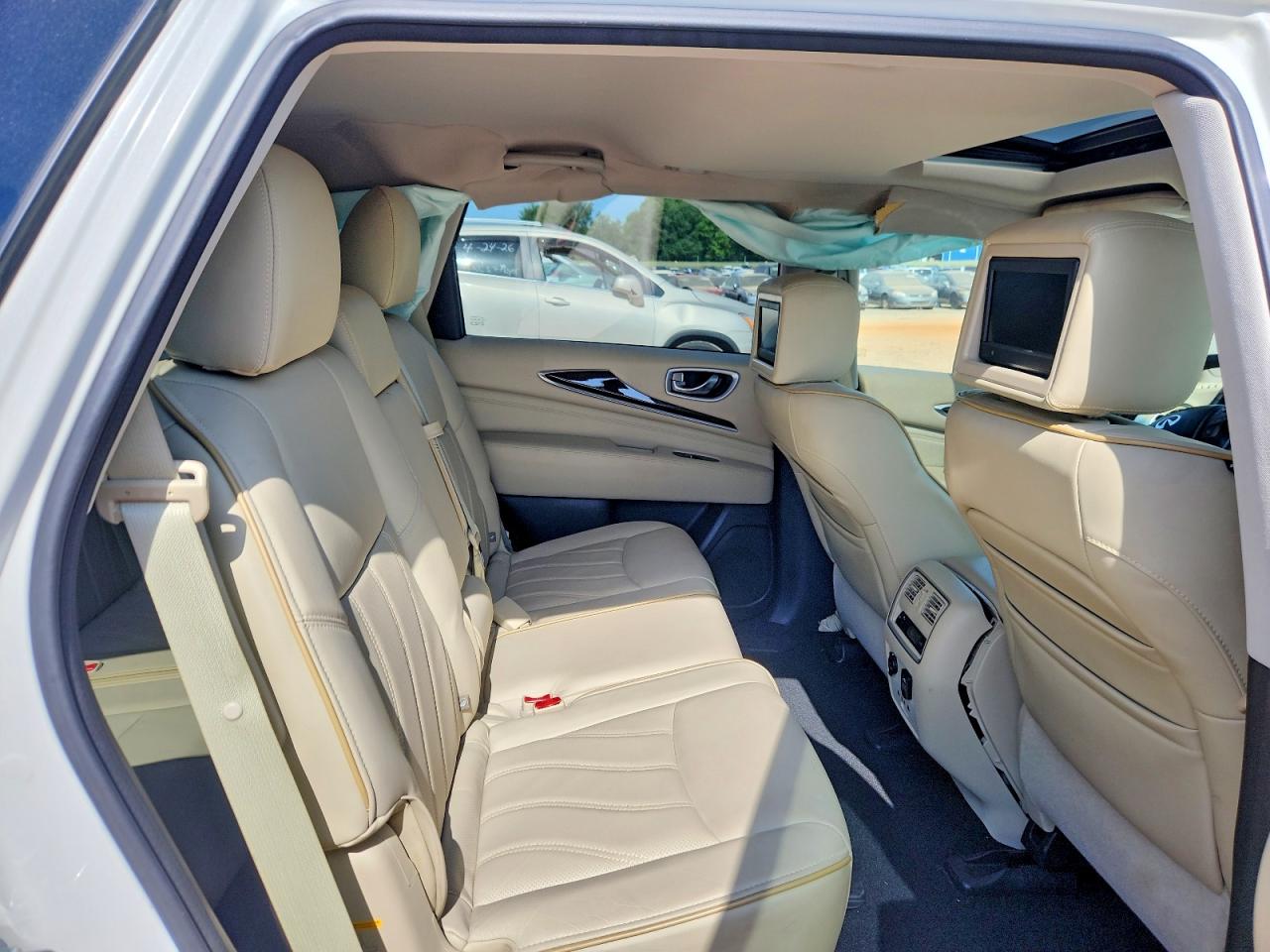 2015 Infiniti Qx60 Base White vin: 5N1AL0MN7FC508244