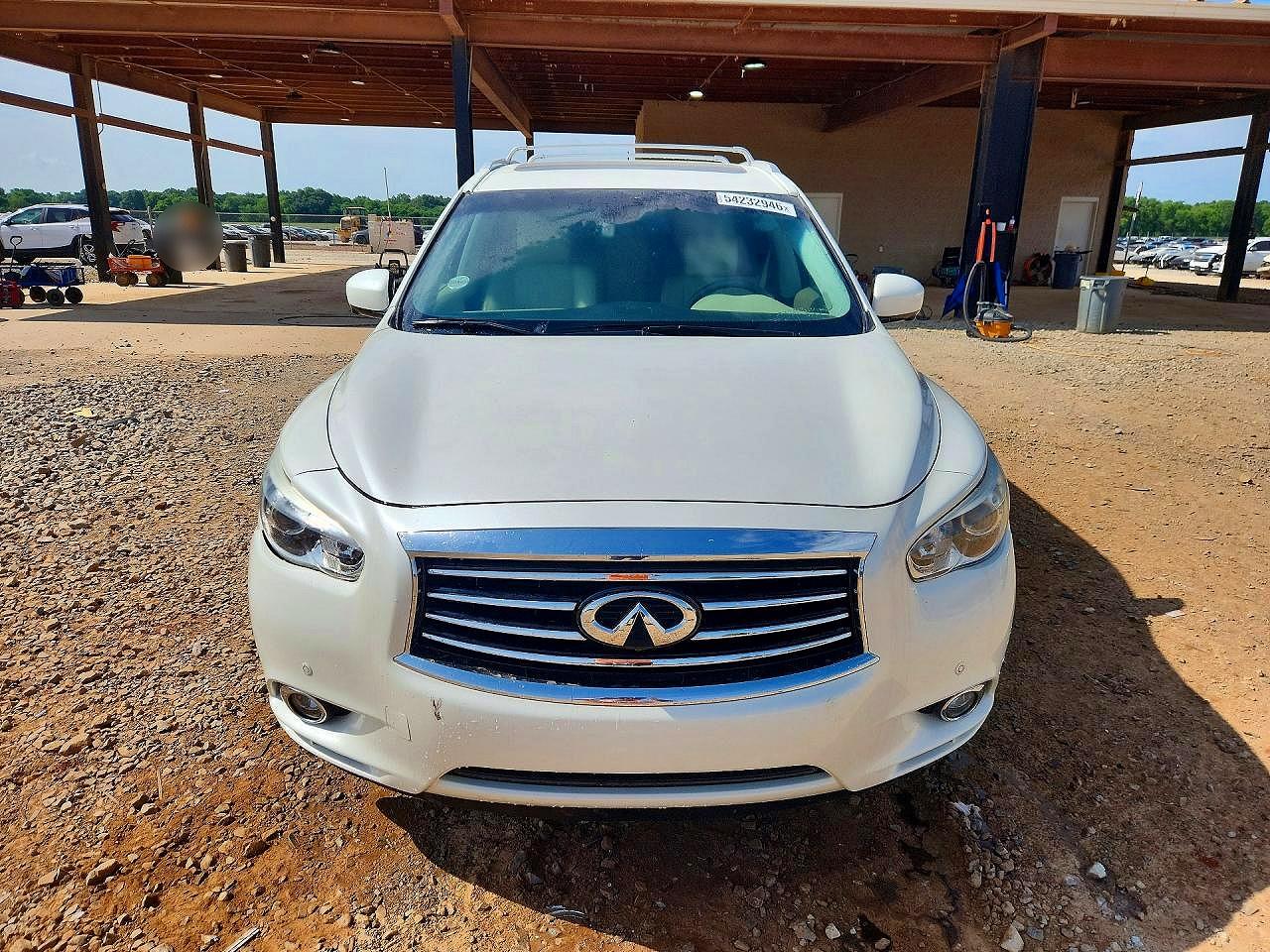 2015 Infiniti Qx60 Base White vin: 5N1AL0MN7FC508244