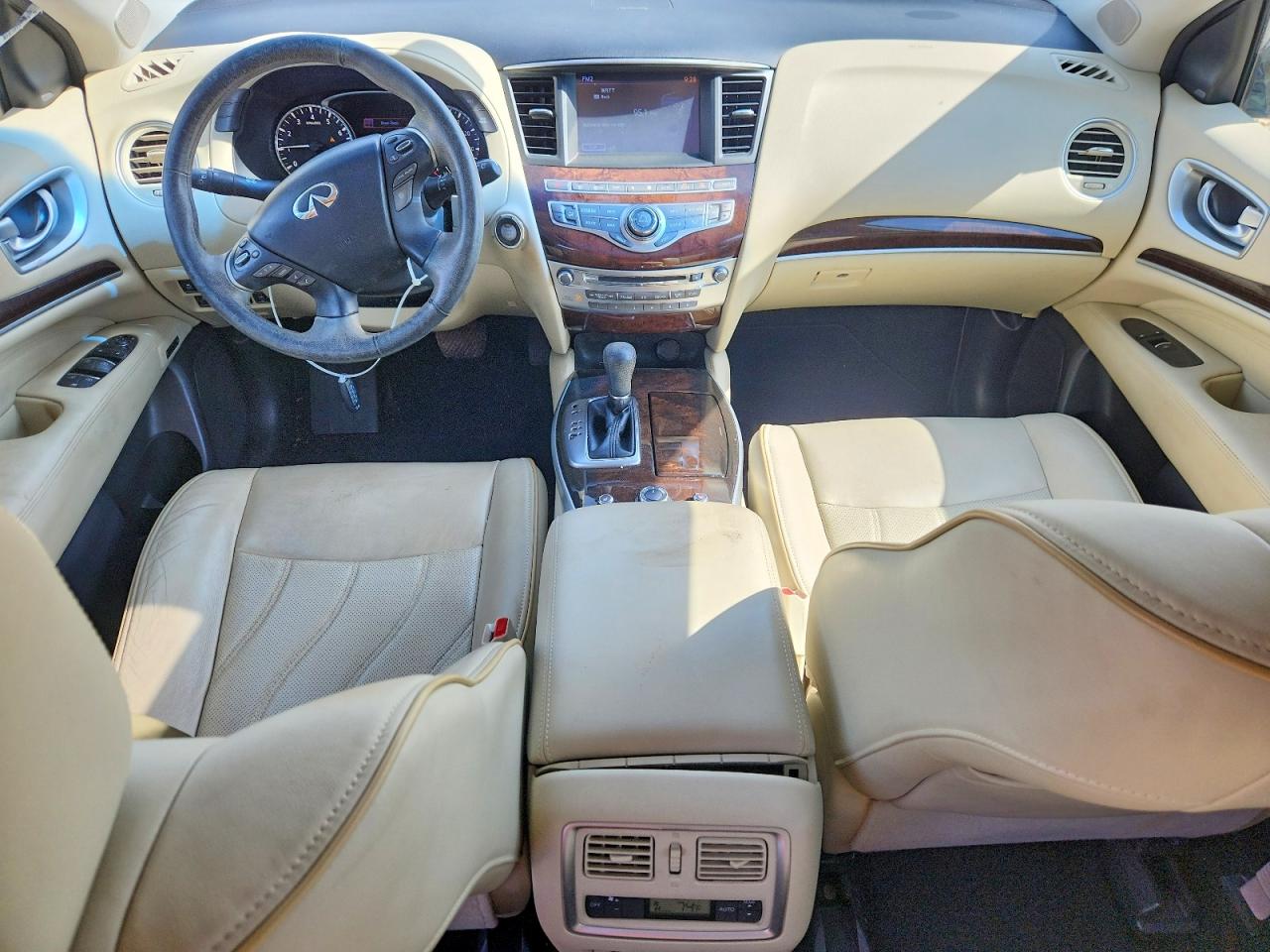 2015 Infiniti Qx60 Base White vin: 5N1AL0MN7FC508244