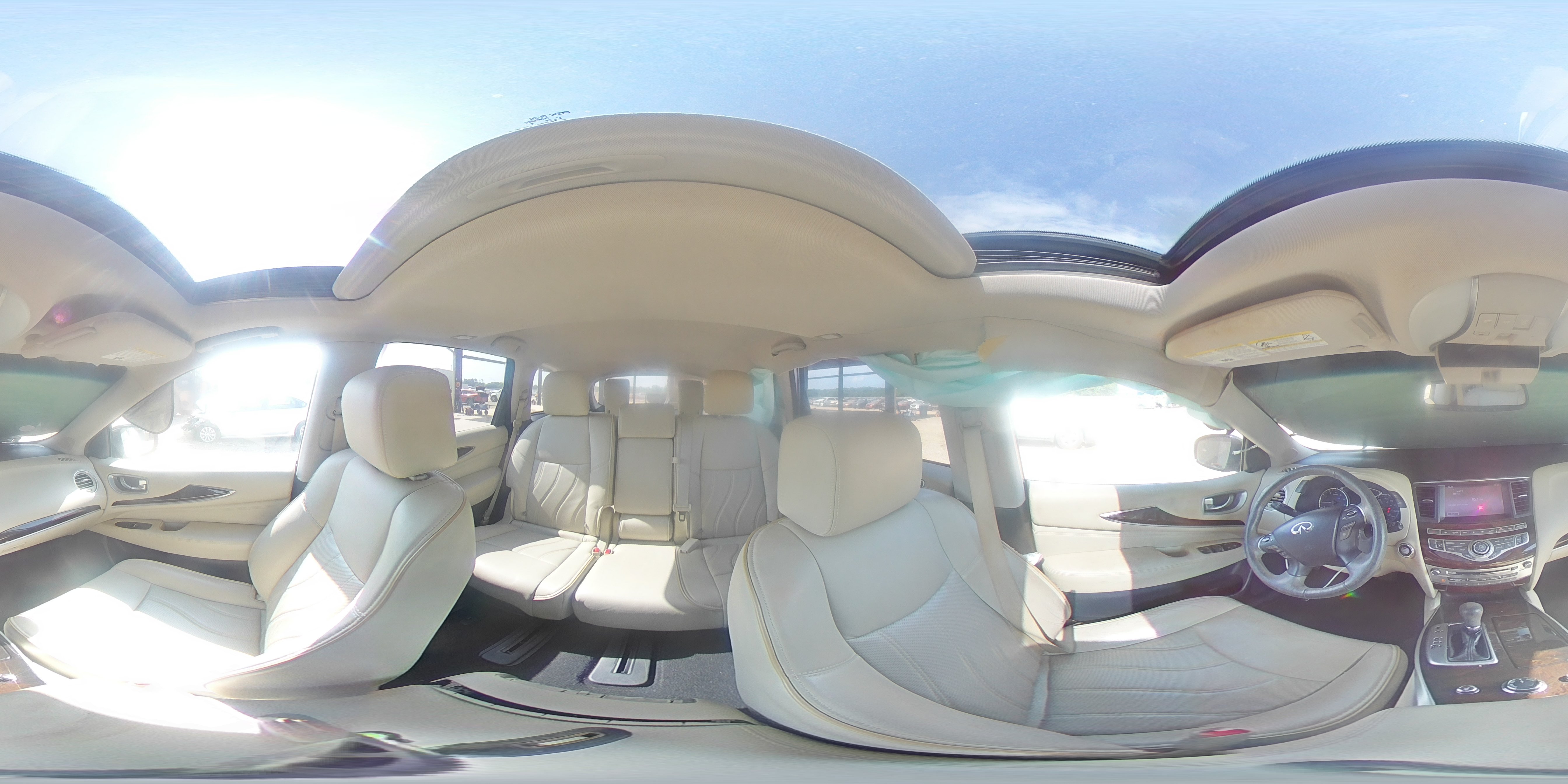 2015 Infiniti Qx60 Base White vin: 5N1AL0MN7FC508244