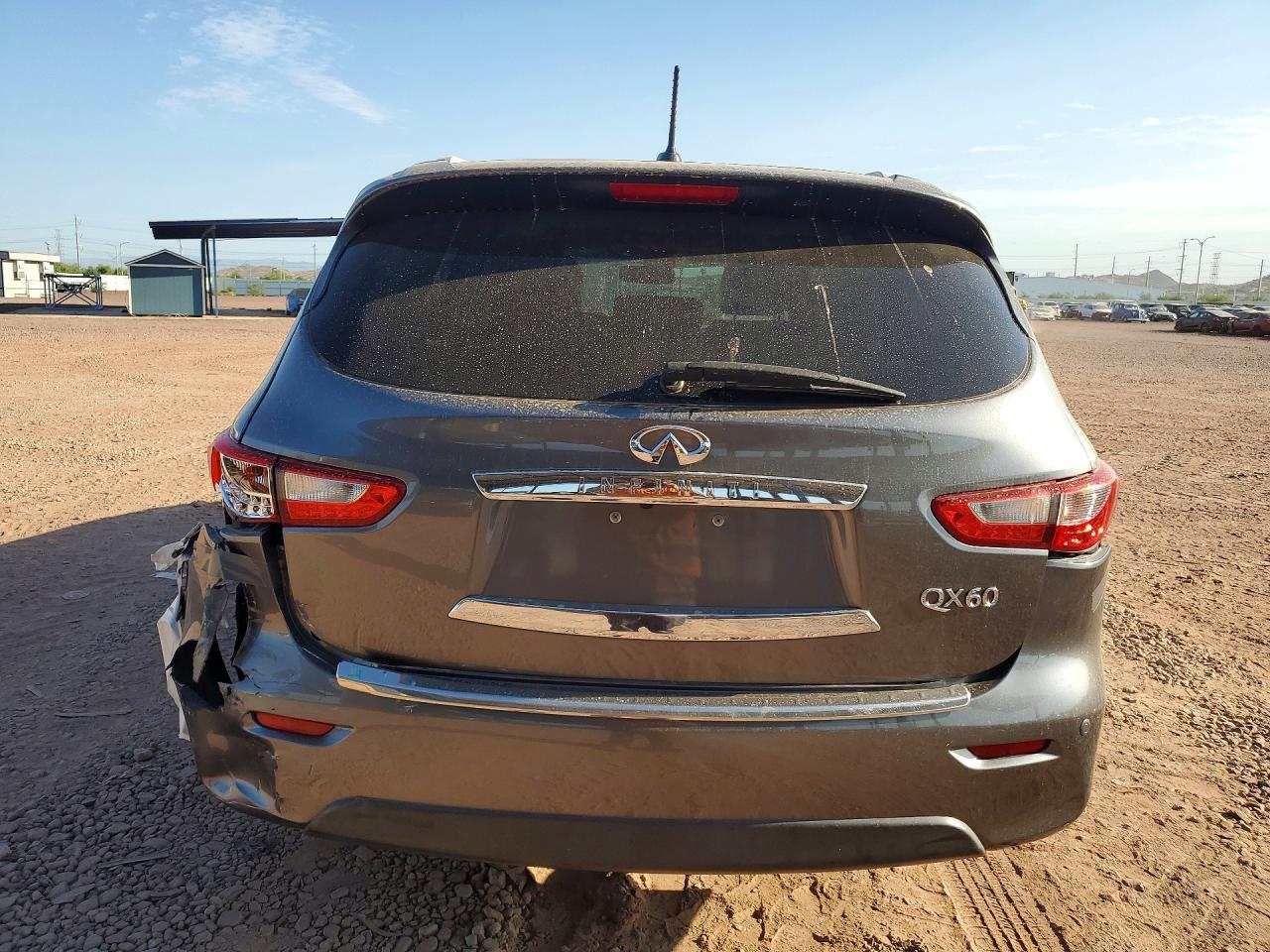 2015 Infiniti Qx60 Base Gray vin: 5N1AL0MN7FC508261
