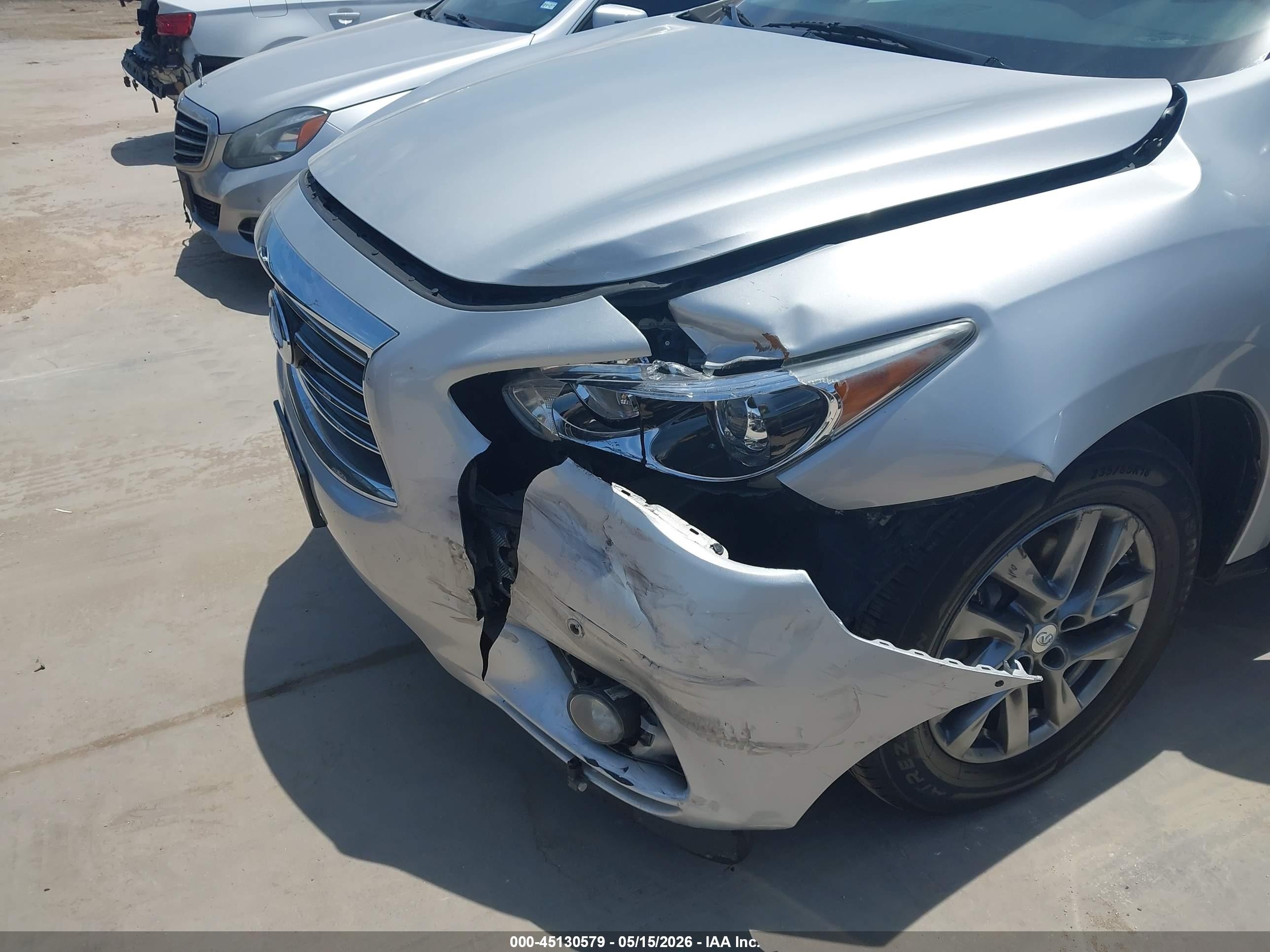 2015 Infiniti Qx60   Silver vin: 5N1AL0MN7FC509507