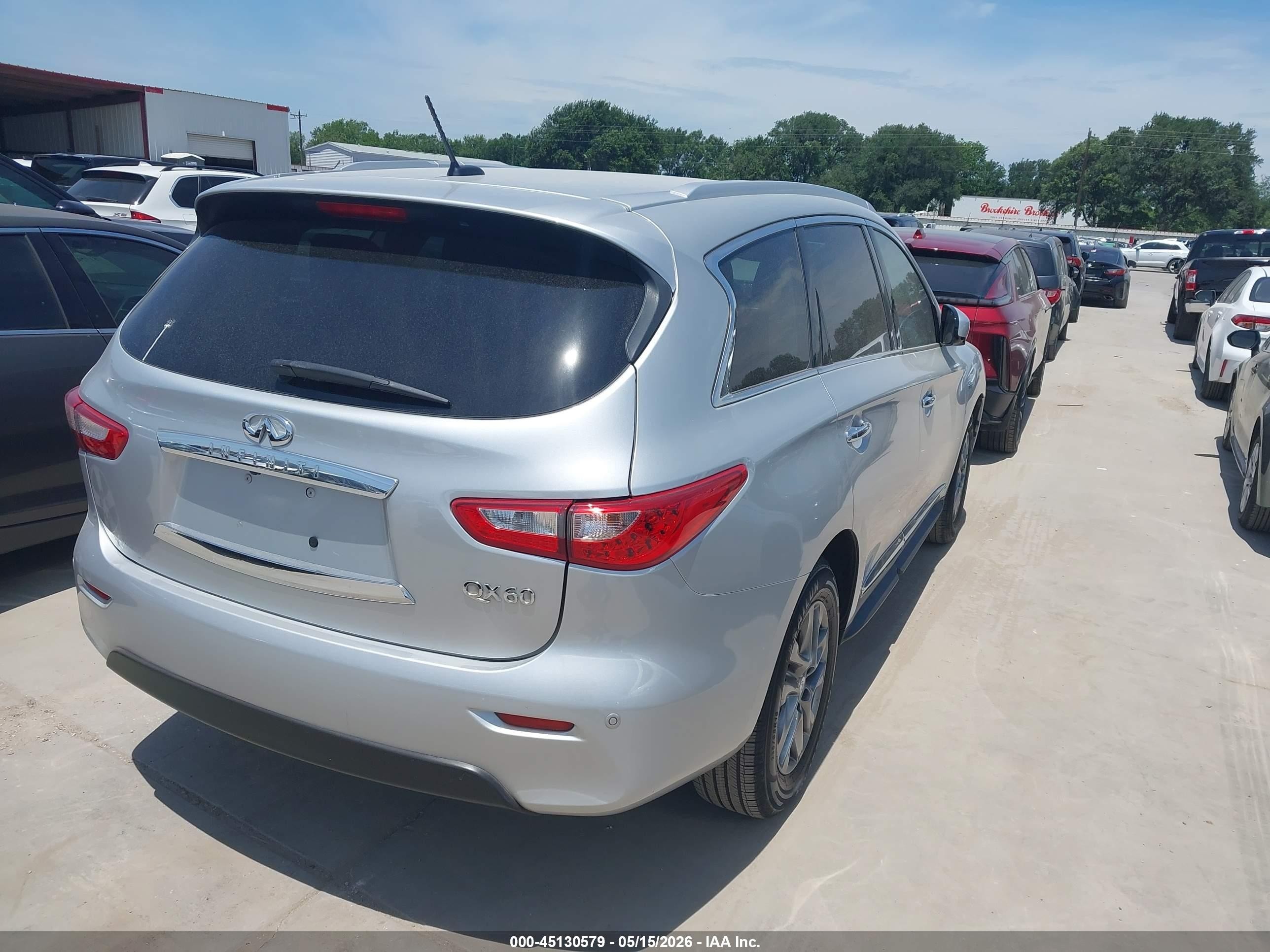 2015 Infiniti Qx60   Silver vin: 5N1AL0MN7FC509507