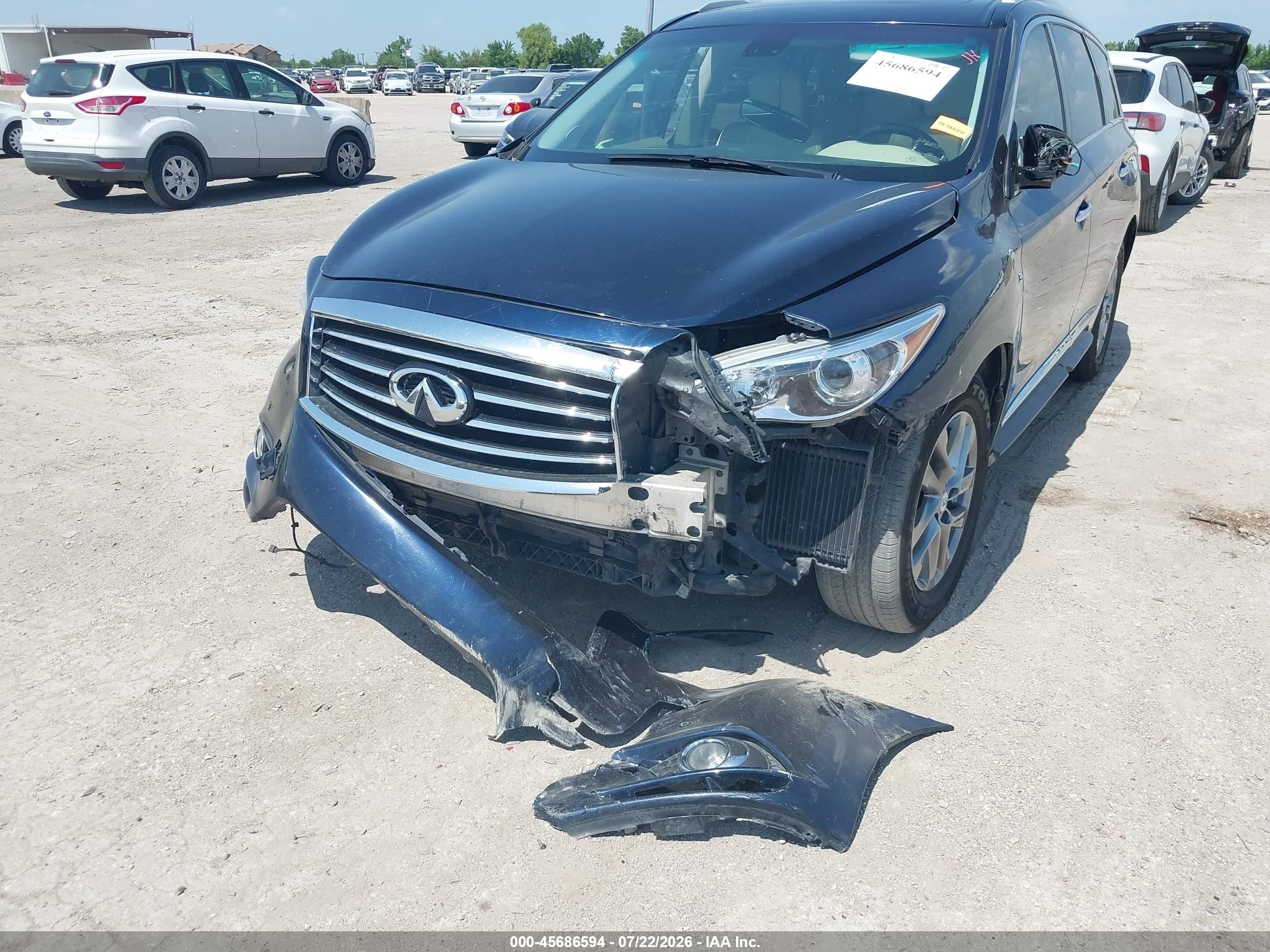 2015 Infiniti Qx60   Dark Blue vin: 5N1AL0MN7FC509927