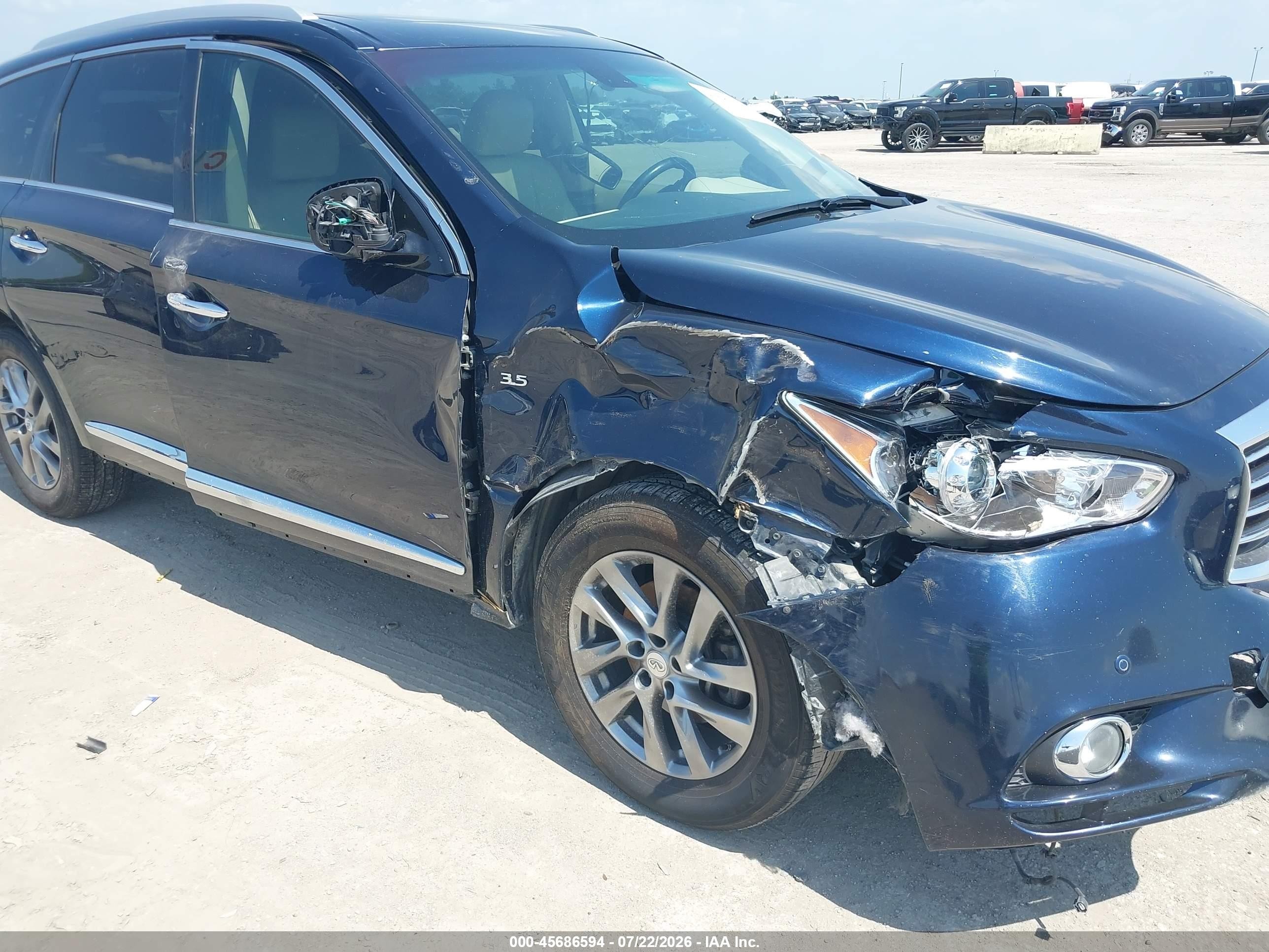 2015 Infiniti Qx60   Dark Blue vin: 5N1AL0MN7FC509927