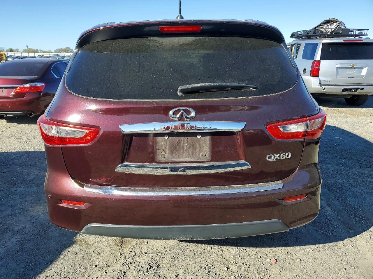 2015 Infiniti Qx60 Base Burgundy vin: 5N1AL0MN7FC519518