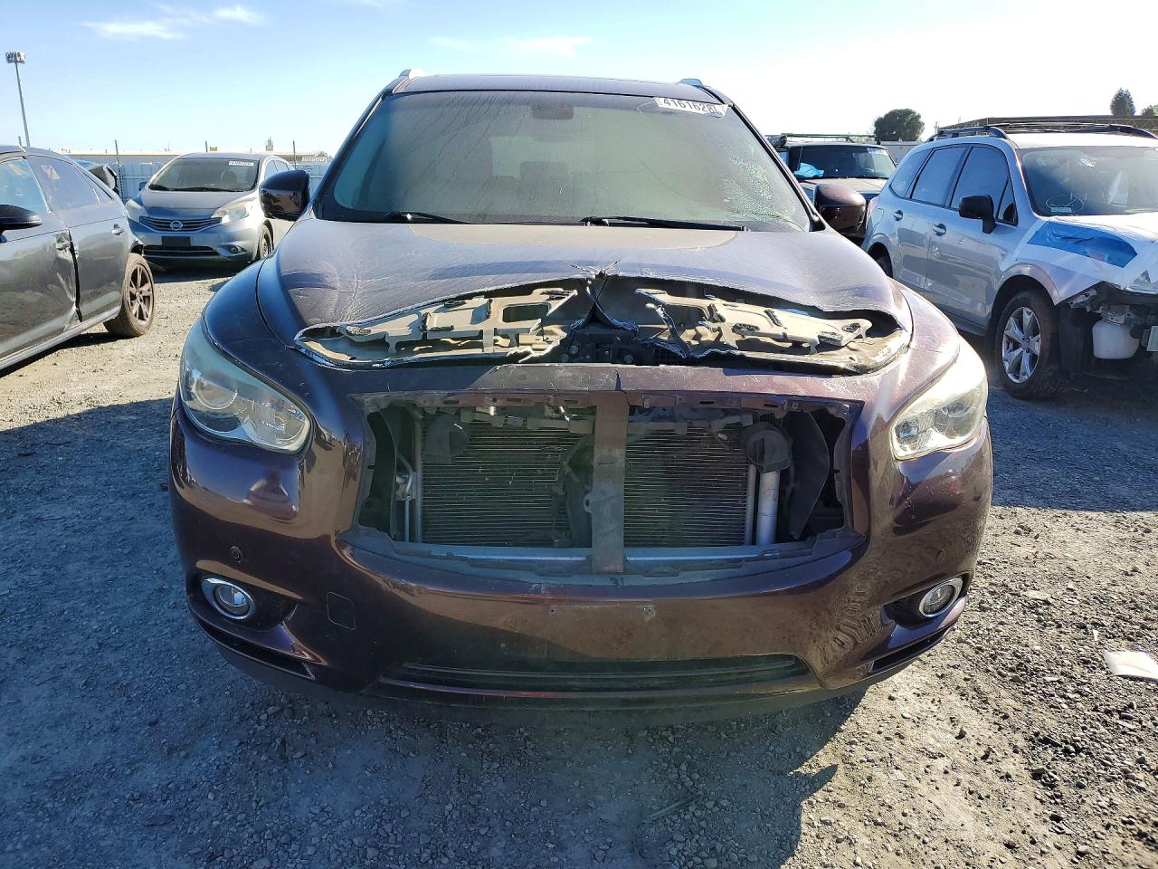 2015 Infiniti Qx60 Base Burgundy vin: 5N1AL0MN7FC519518