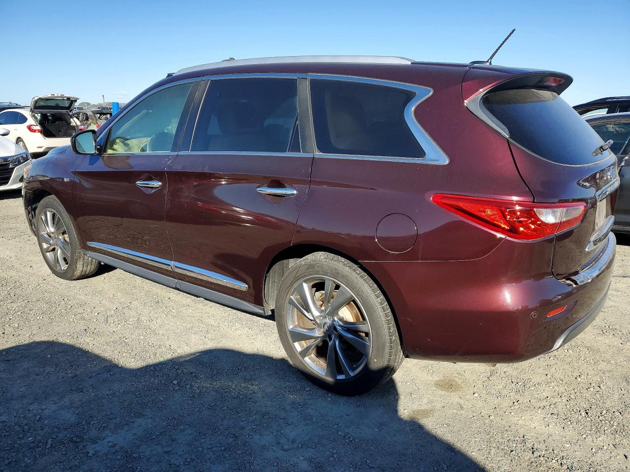 2015 Infiniti Qx60 Base Burgundy vin: 5N1AL0MN7FC519518
