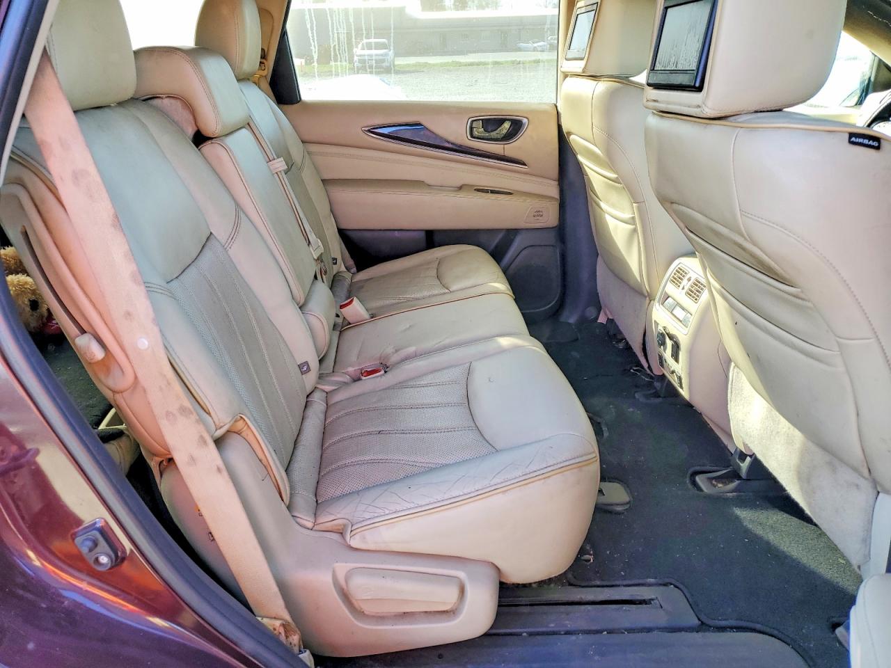 2015 Infiniti Qx60 Base Burgundy vin: 5N1AL0MN7FC519518