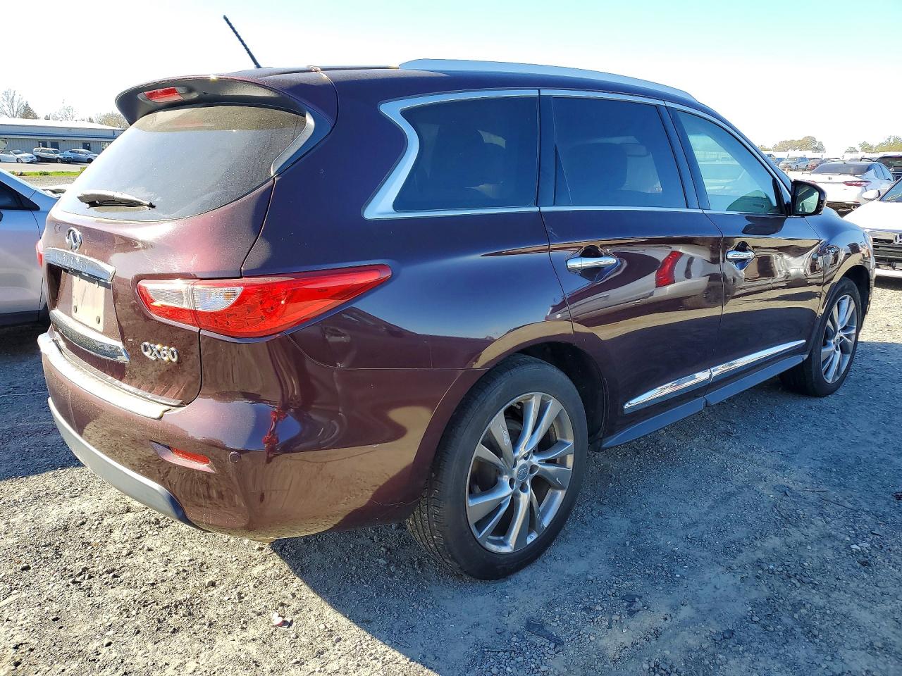 2015 Infiniti Qx60 Base Burgundy vin: 5N1AL0MN7FC519518