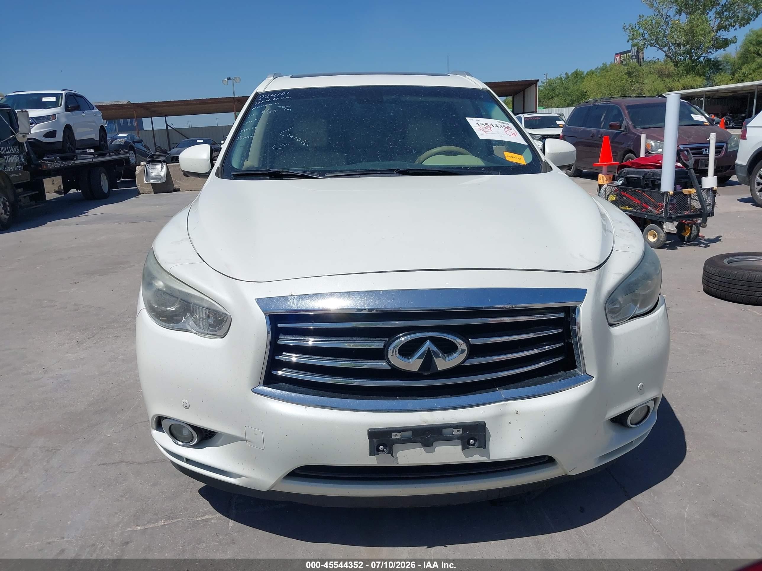 2015 Infiniti Qx60   White vin: 5N1AL0MN7FC529112