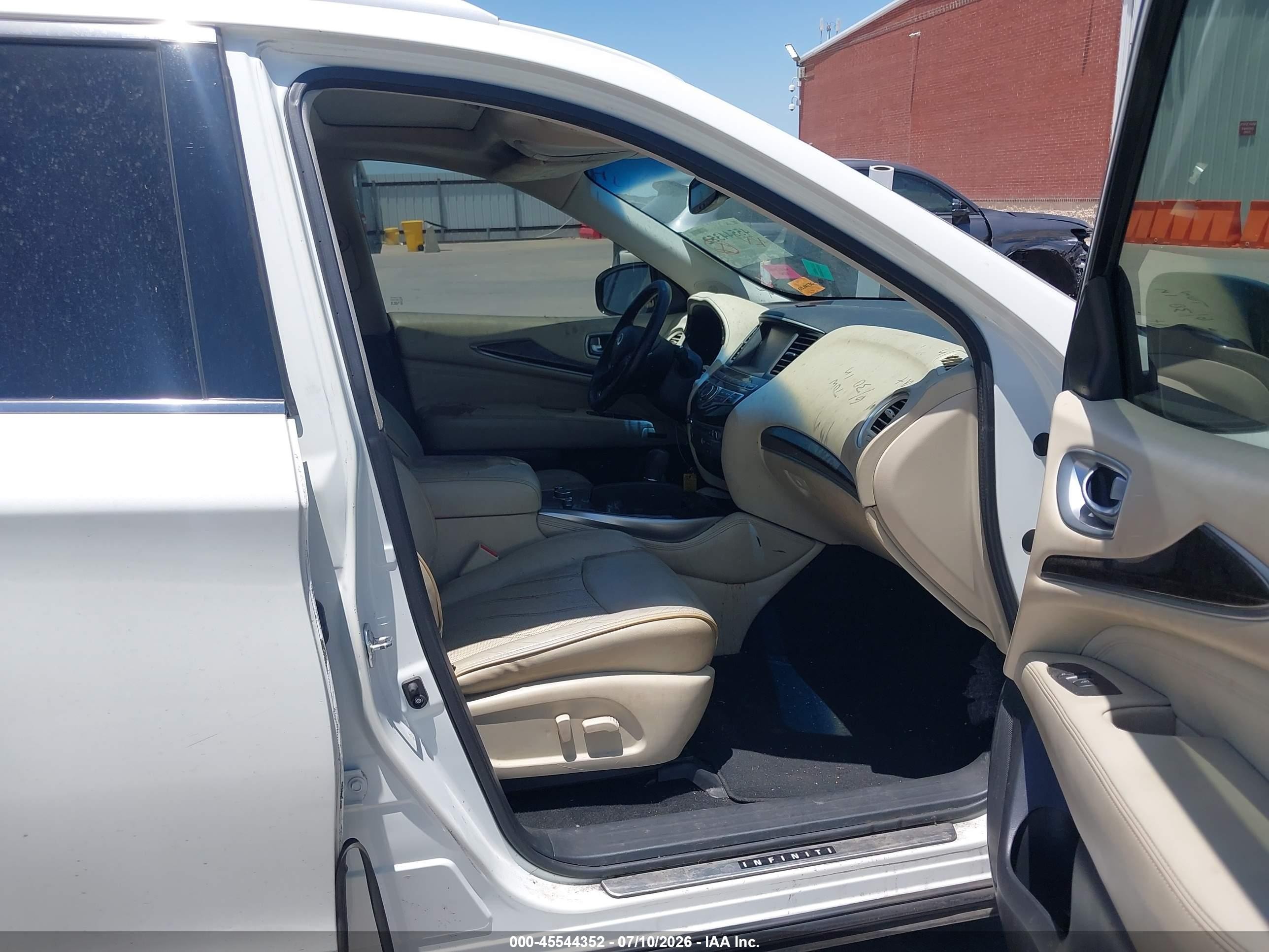 2015 Infiniti Qx60   White vin: 5N1AL0MN7FC529112