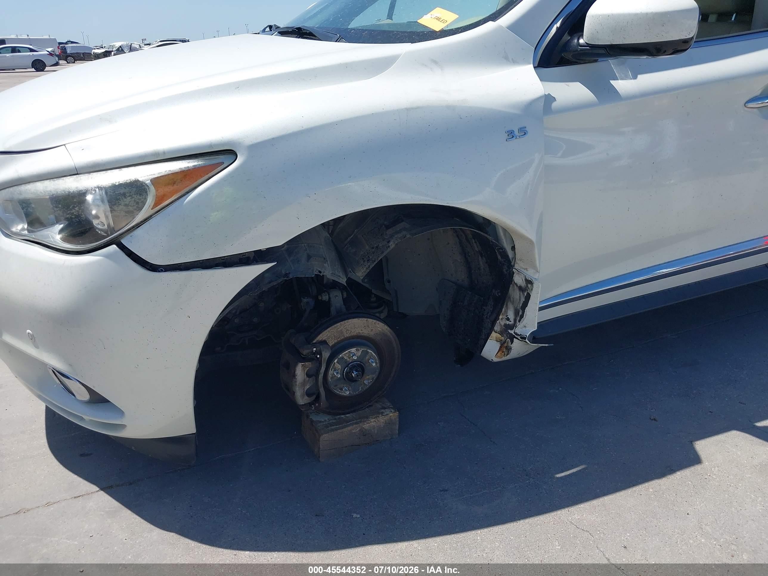 2015 Infiniti Qx60   White vin: 5N1AL0MN7FC529112