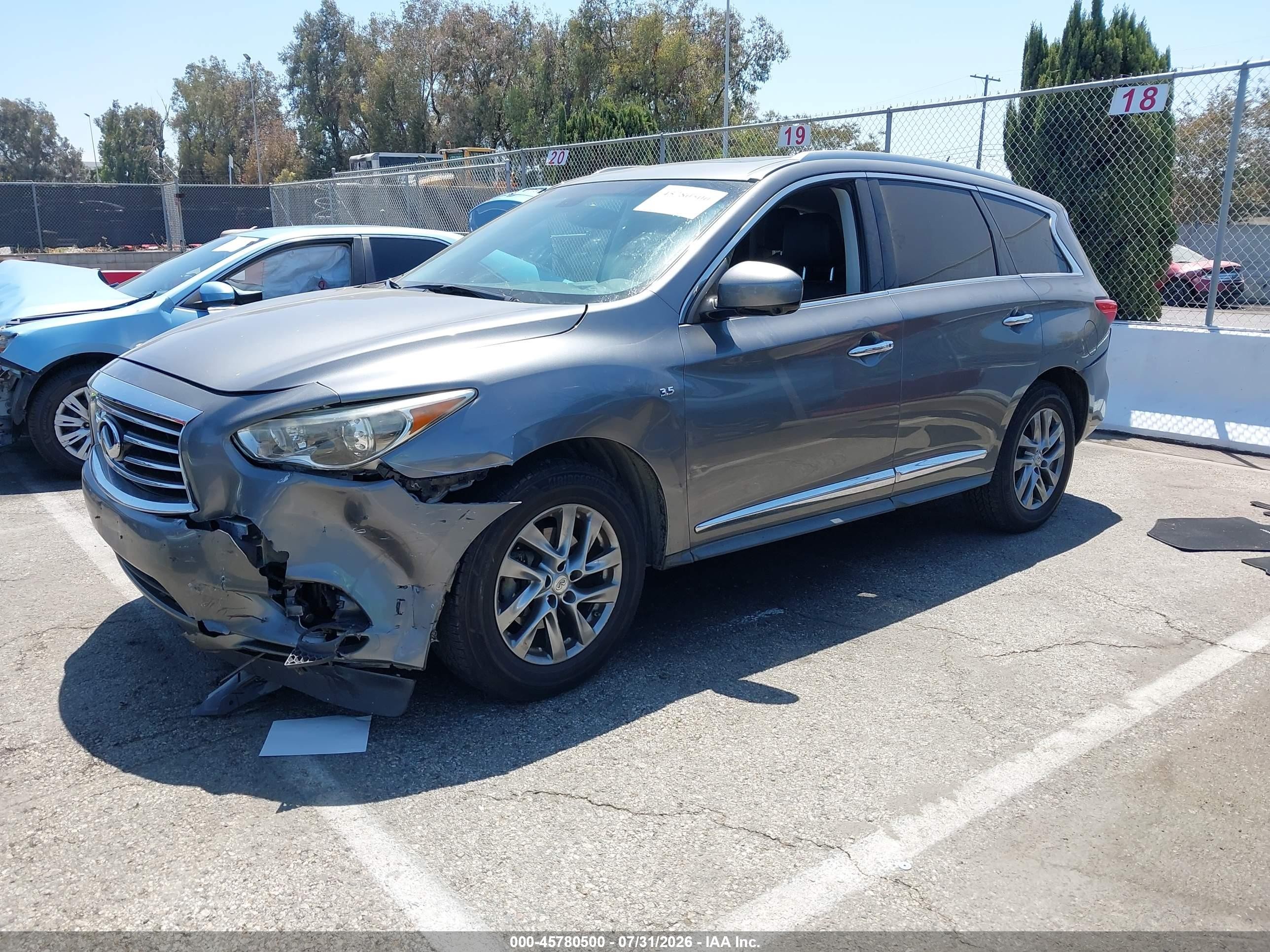 2015 Infiniti Qx60   Серый vin: 5N1AL0MN7FC532477