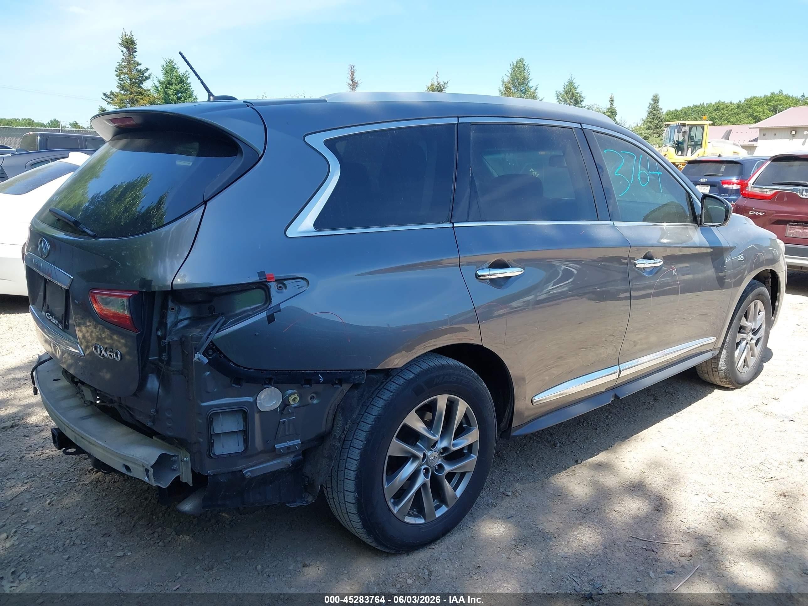 2015 Infiniti Qx60   Серый vin: 5N1AL0MN7FC533340