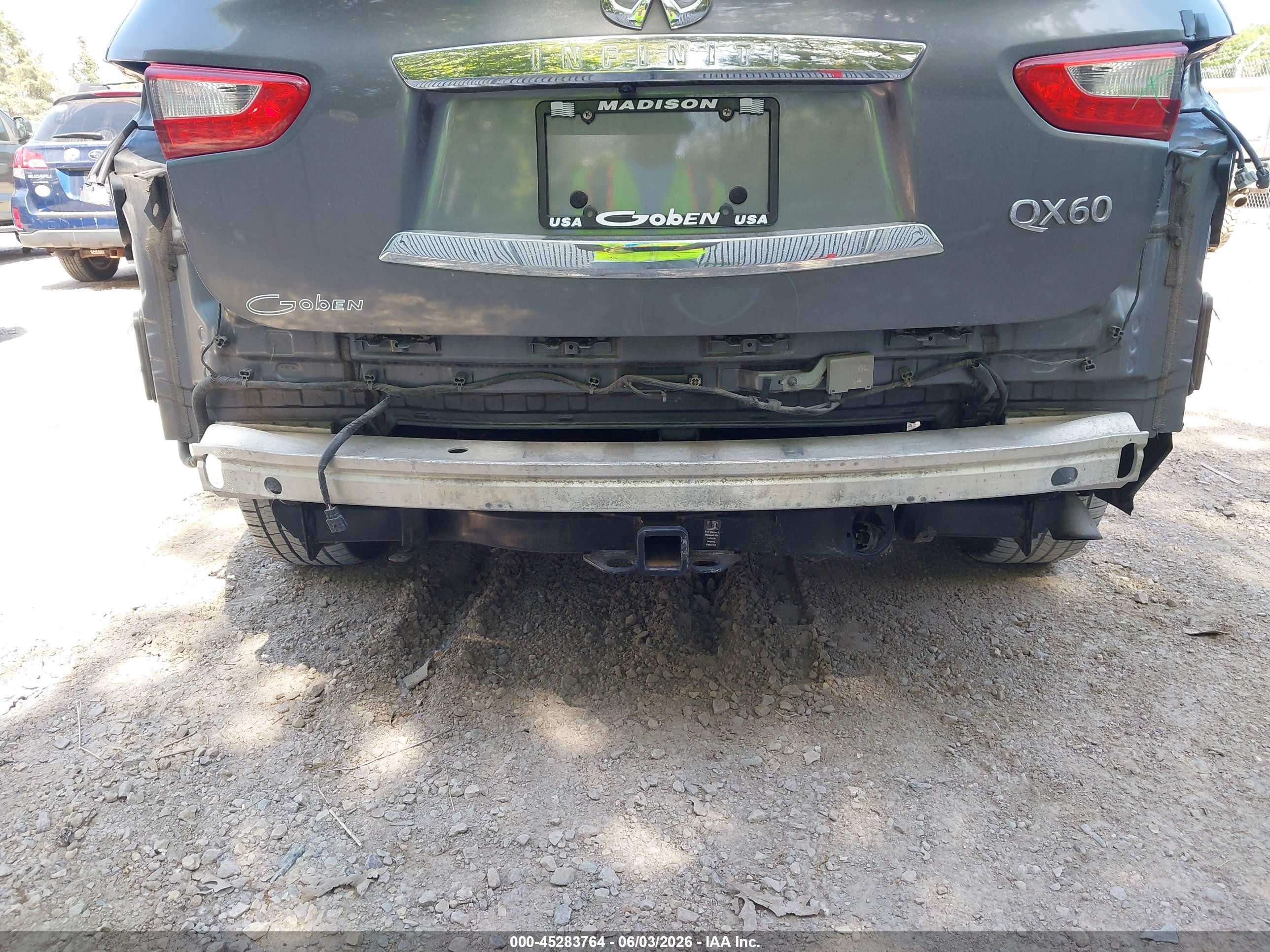 2015 Infiniti Qx60   Серый vin: 5N1AL0MN7FC533340