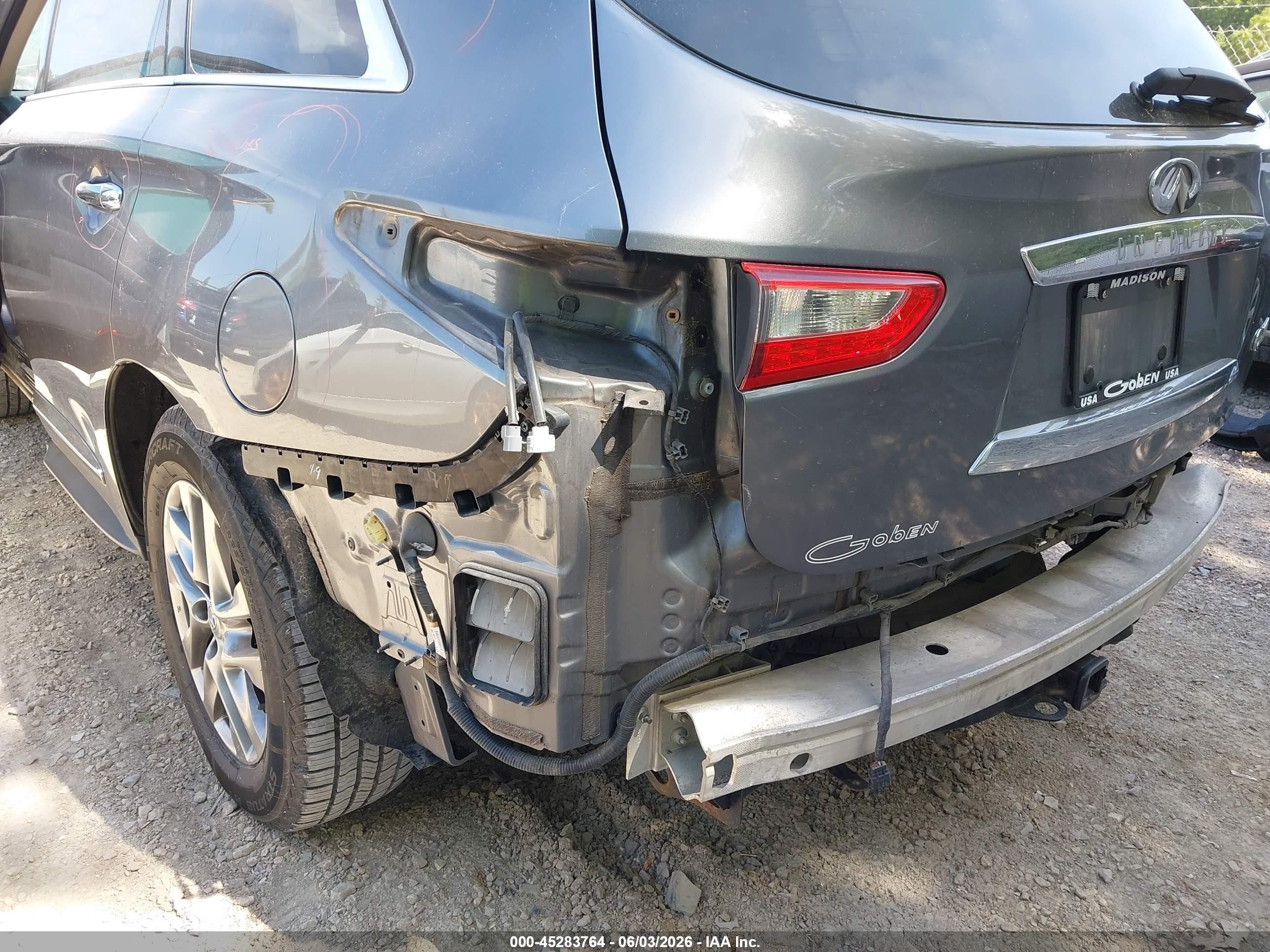 2015 Infiniti Qx60   Серый vin: 5N1AL0MN7FC533340