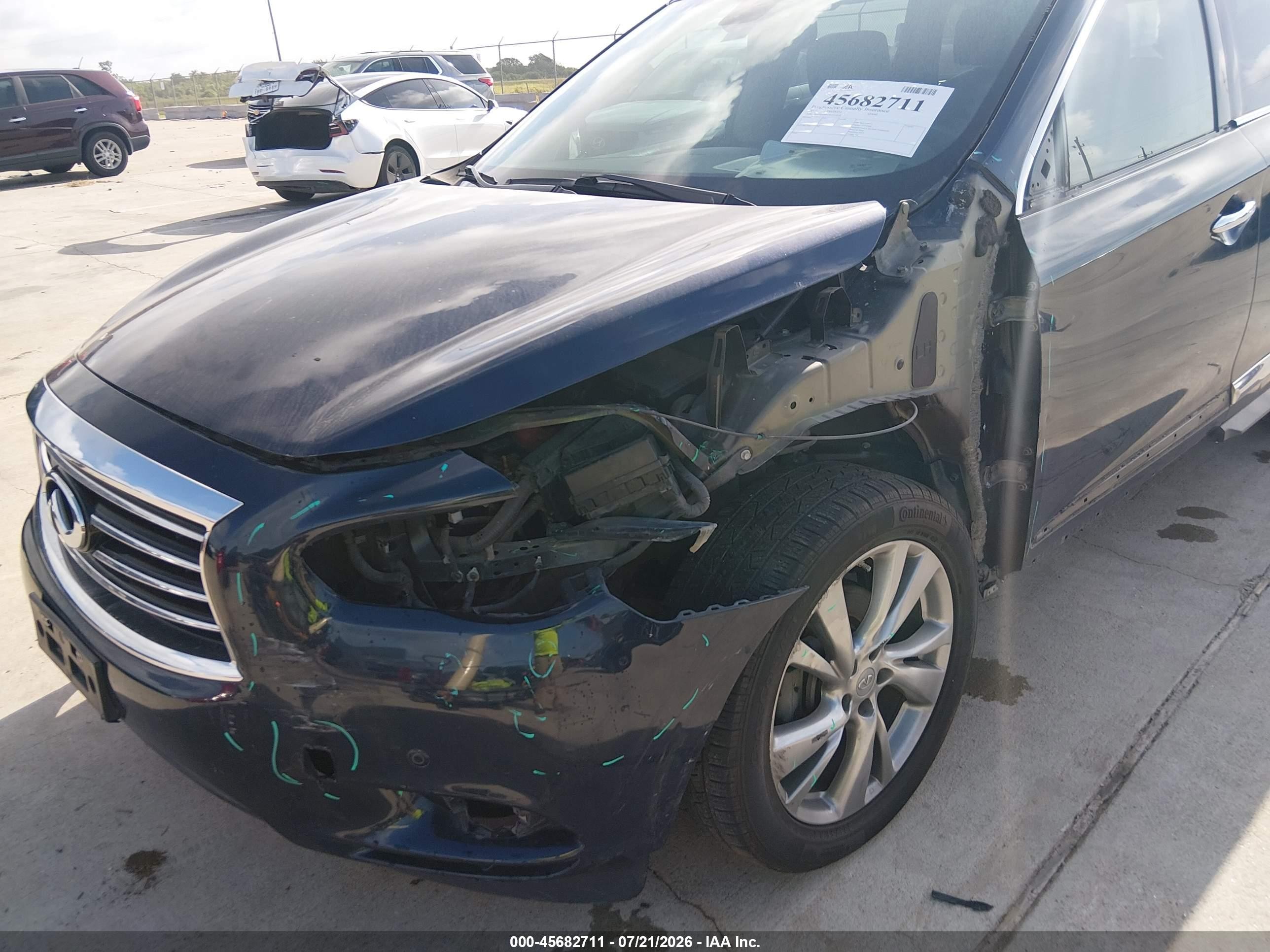 2015 Infiniti Qx60   Blue vin: 5N1AL0MN7FC533628