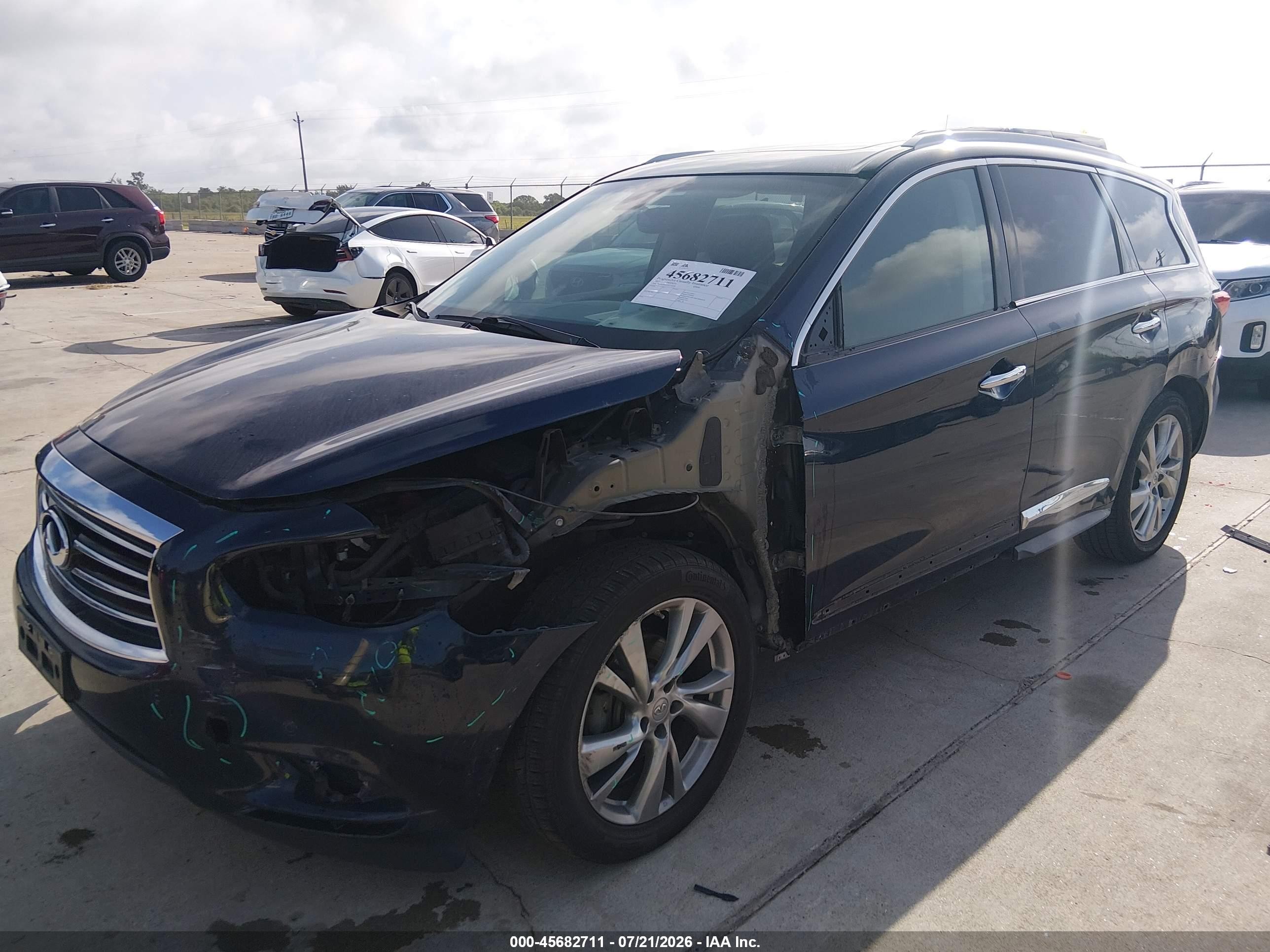 2015 Infiniti Qx60   Blue vin: 5N1AL0MN7FC533628
