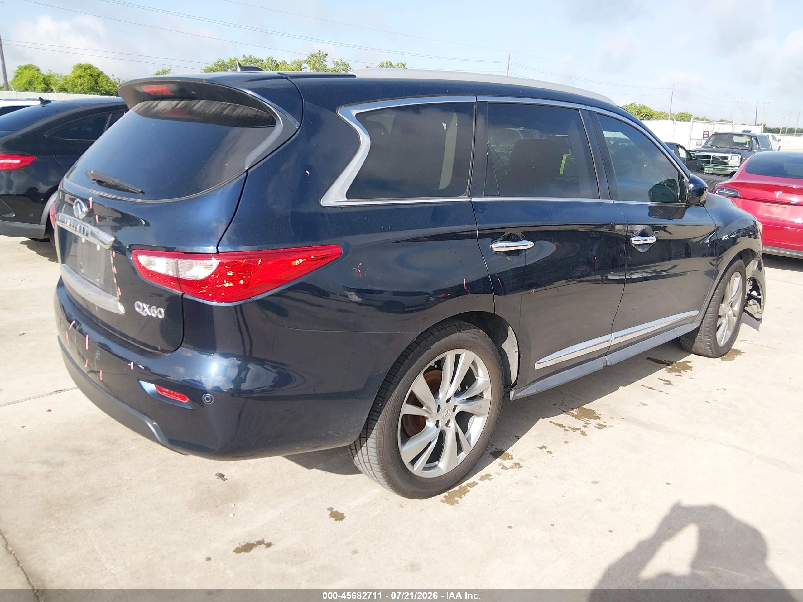 2015 Infiniti Qx60   Blue vin: 5N1AL0MN7FC533628