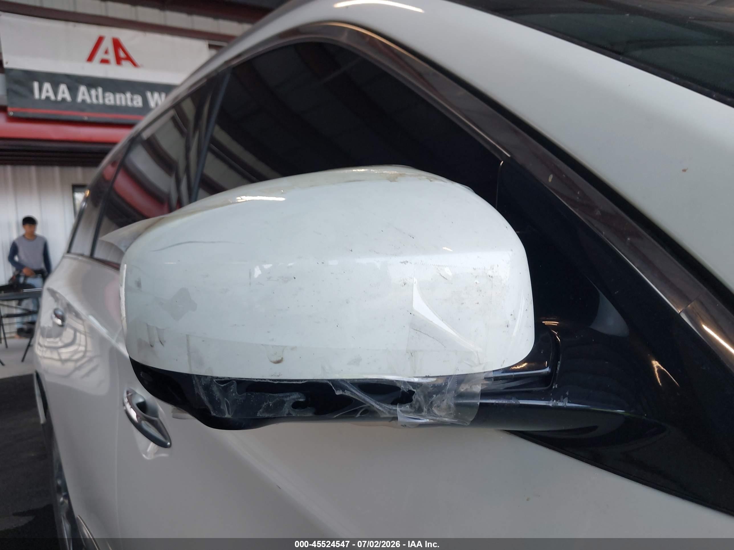 2015 Infiniti Qx60   White vin: 5N1AL0MN7FC557573