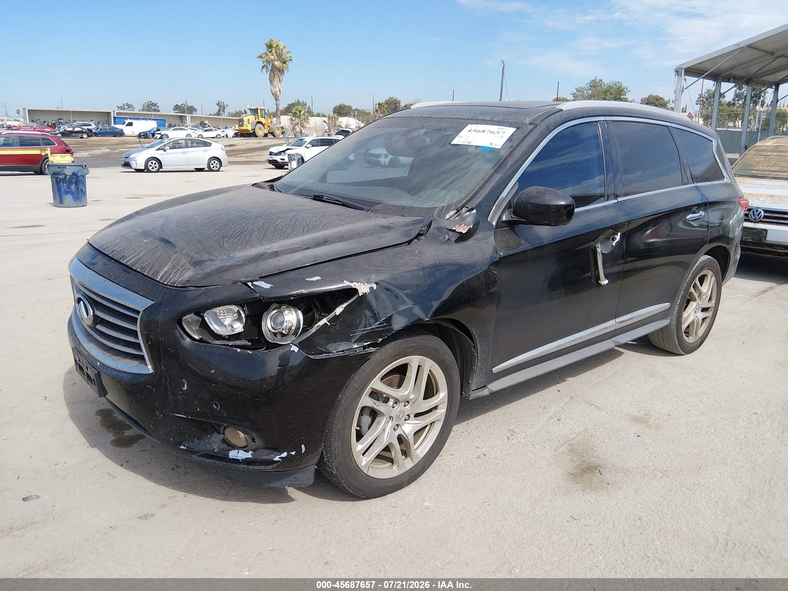 2013 Infiniti Jx35 Black vin: 5N1AL0MN8DC308650