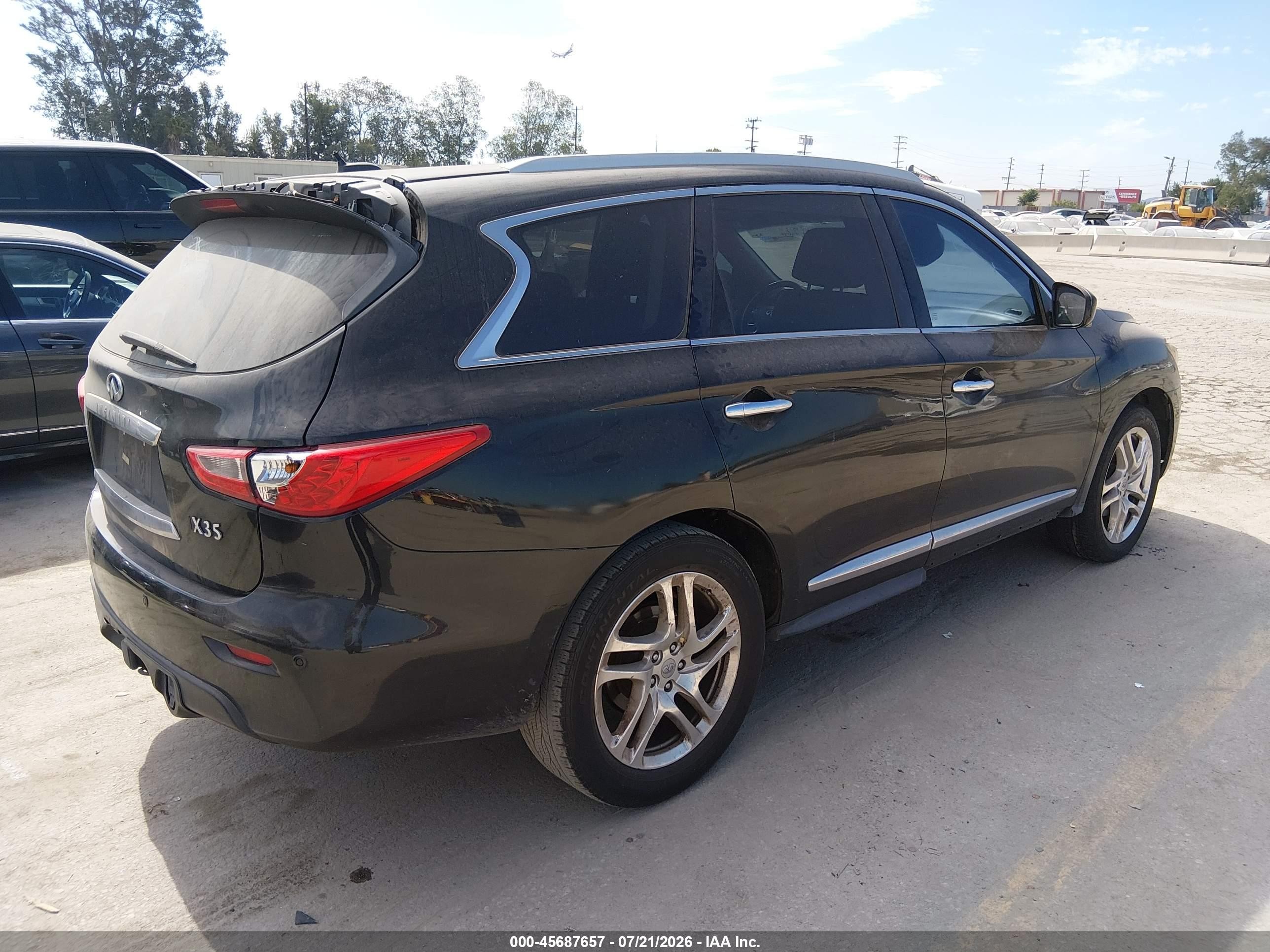 2013 Infiniti Jx35 Black vin: 5N1AL0MN8DC308650