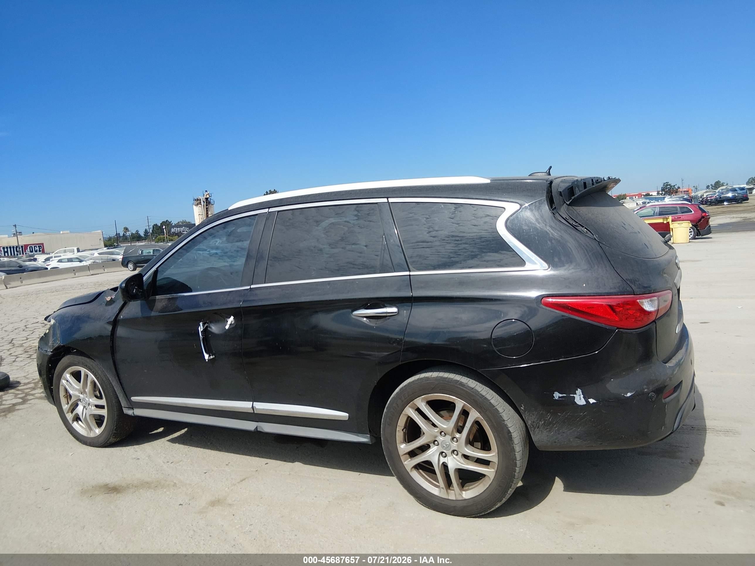 2013 Infiniti Jx35 Black vin: 5N1AL0MN8DC308650