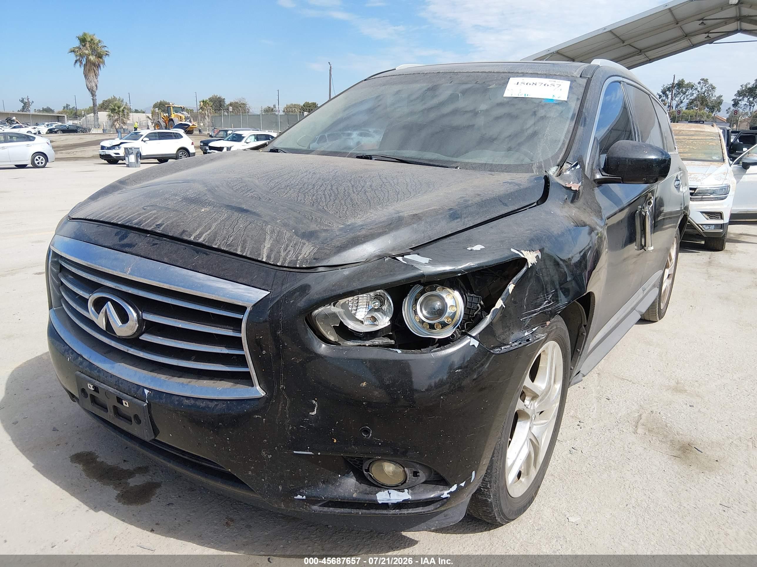 2013 Infiniti Jx35 Black vin: 5N1AL0MN8DC308650