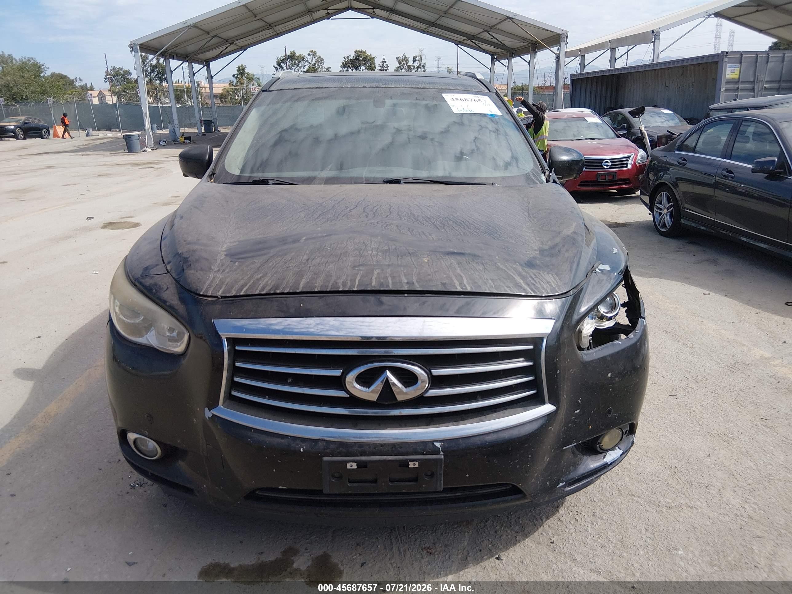 2013 Infiniti Jx35 Black vin: 5N1AL0MN8DC308650