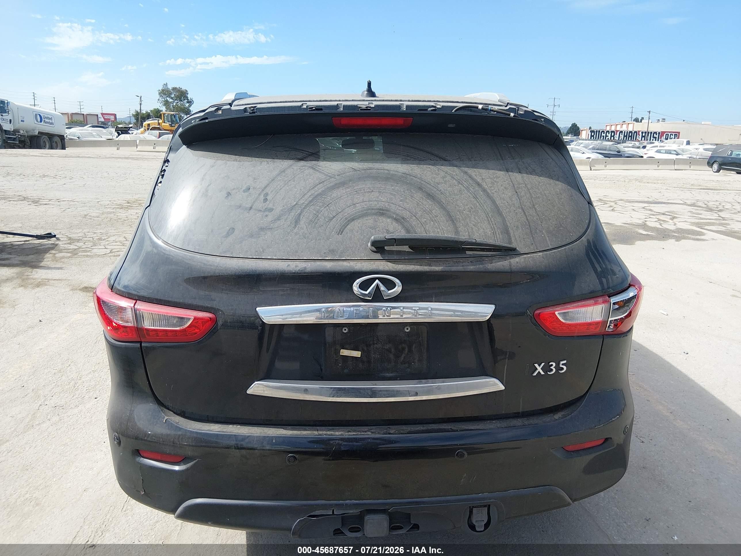 2013 Infiniti Jx35 Black vin: 5N1AL0MN8DC308650