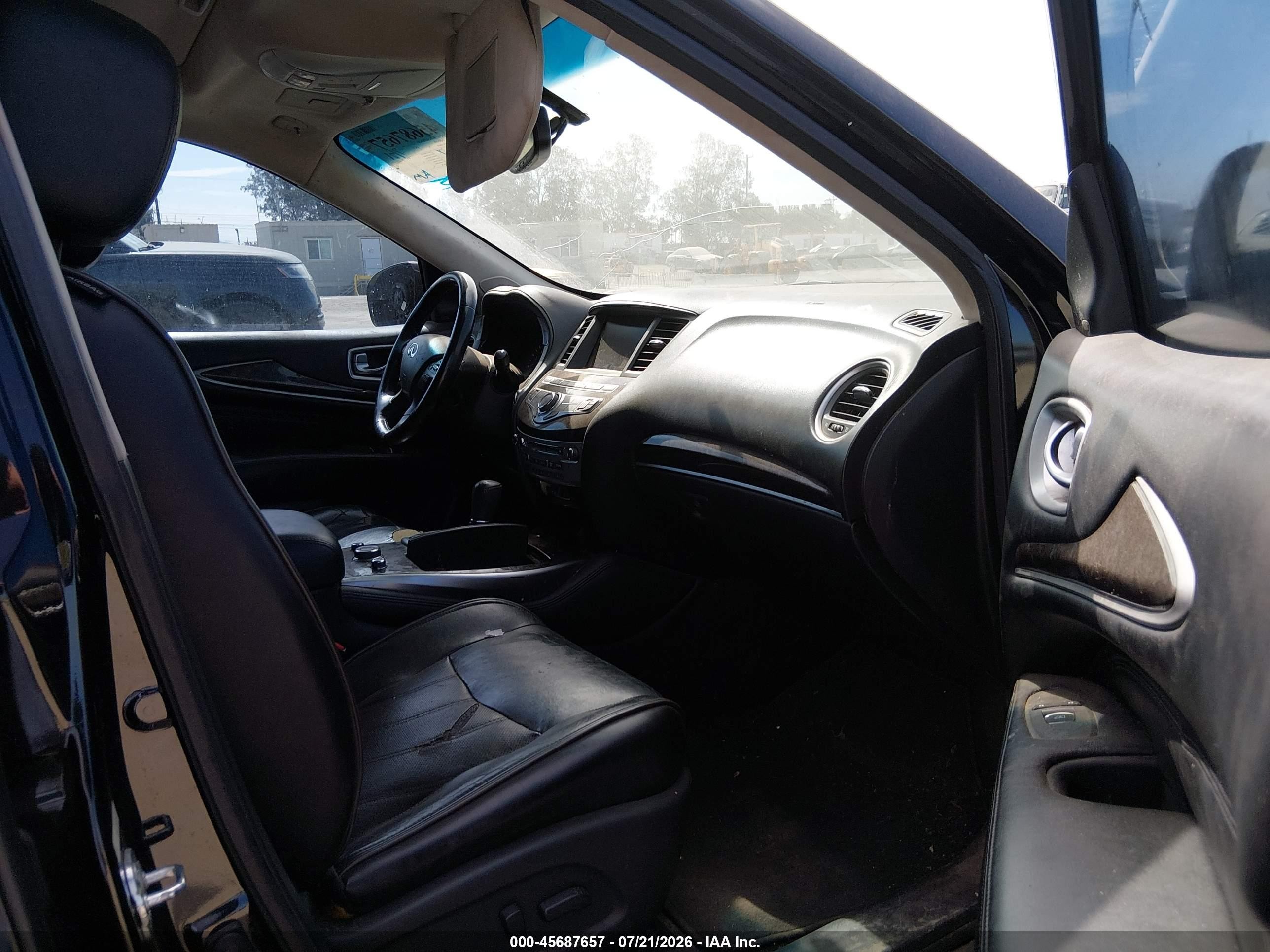2013 Infiniti Jx35 Black vin: 5N1AL0MN8DC308650