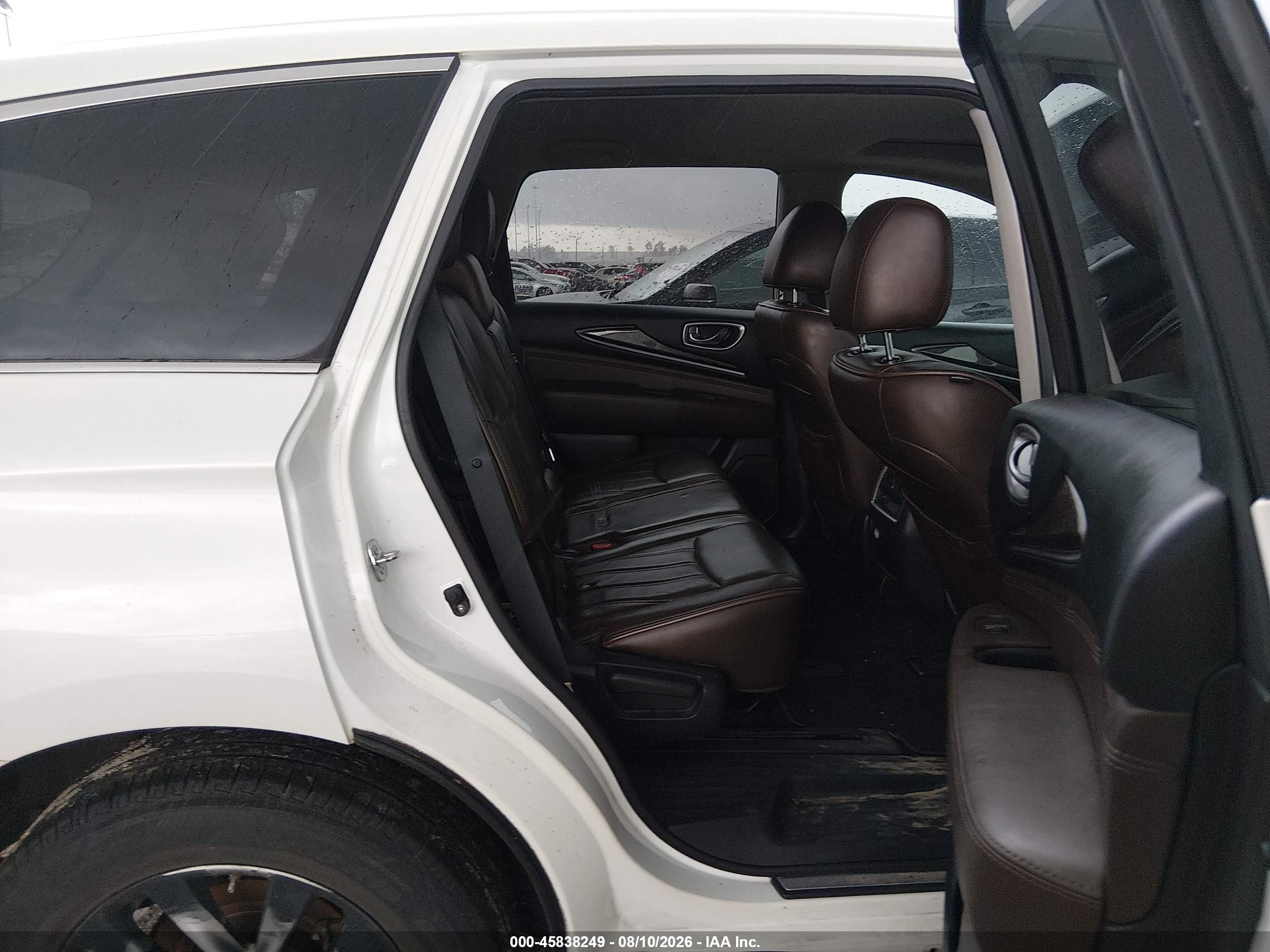 2013 Infiniti Jx35   White vin: 5N1AL0MN8DC322841