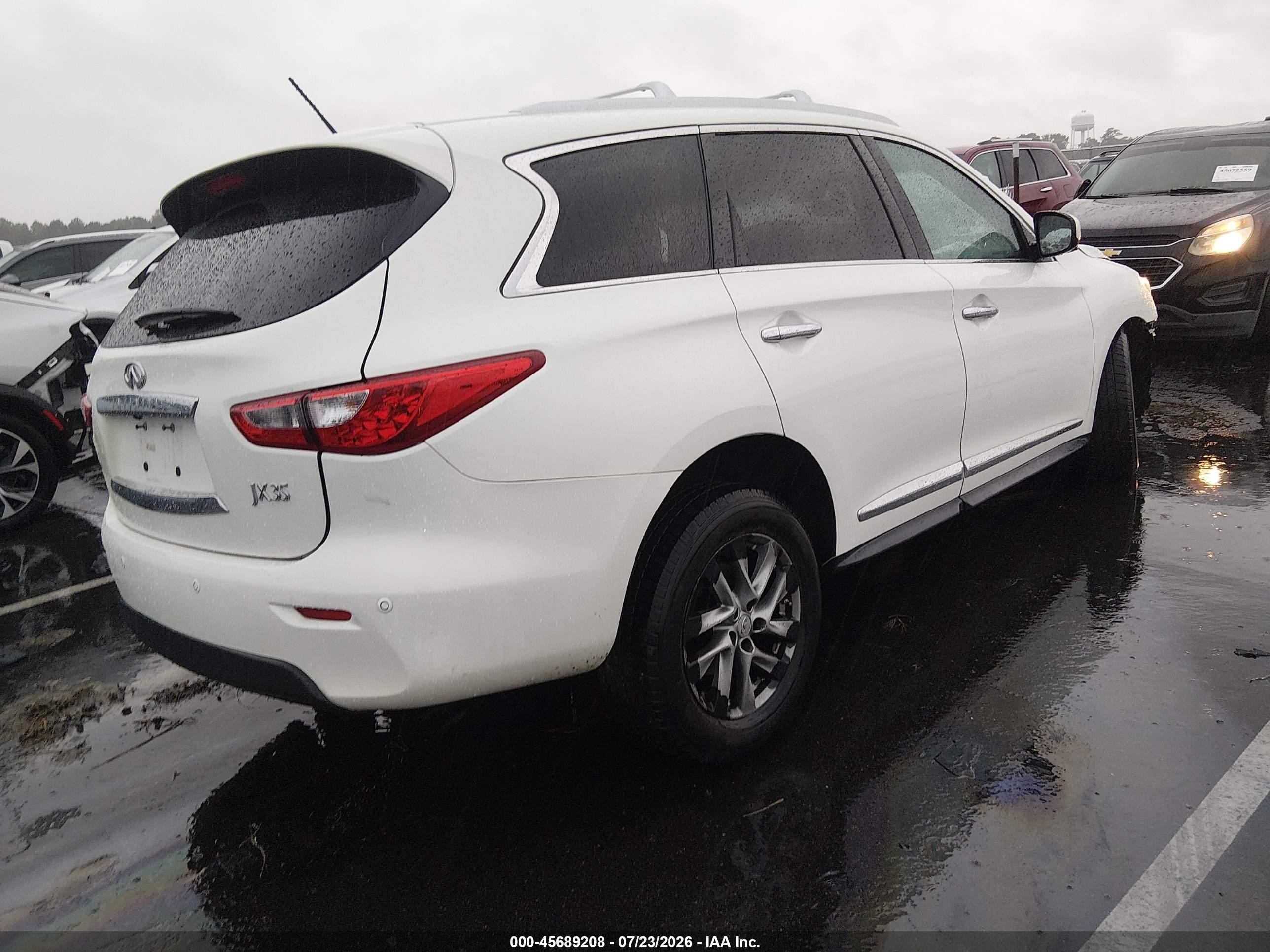 2013 Infiniti Jx35   Белый vin: 5N1AL0MN8DC324119