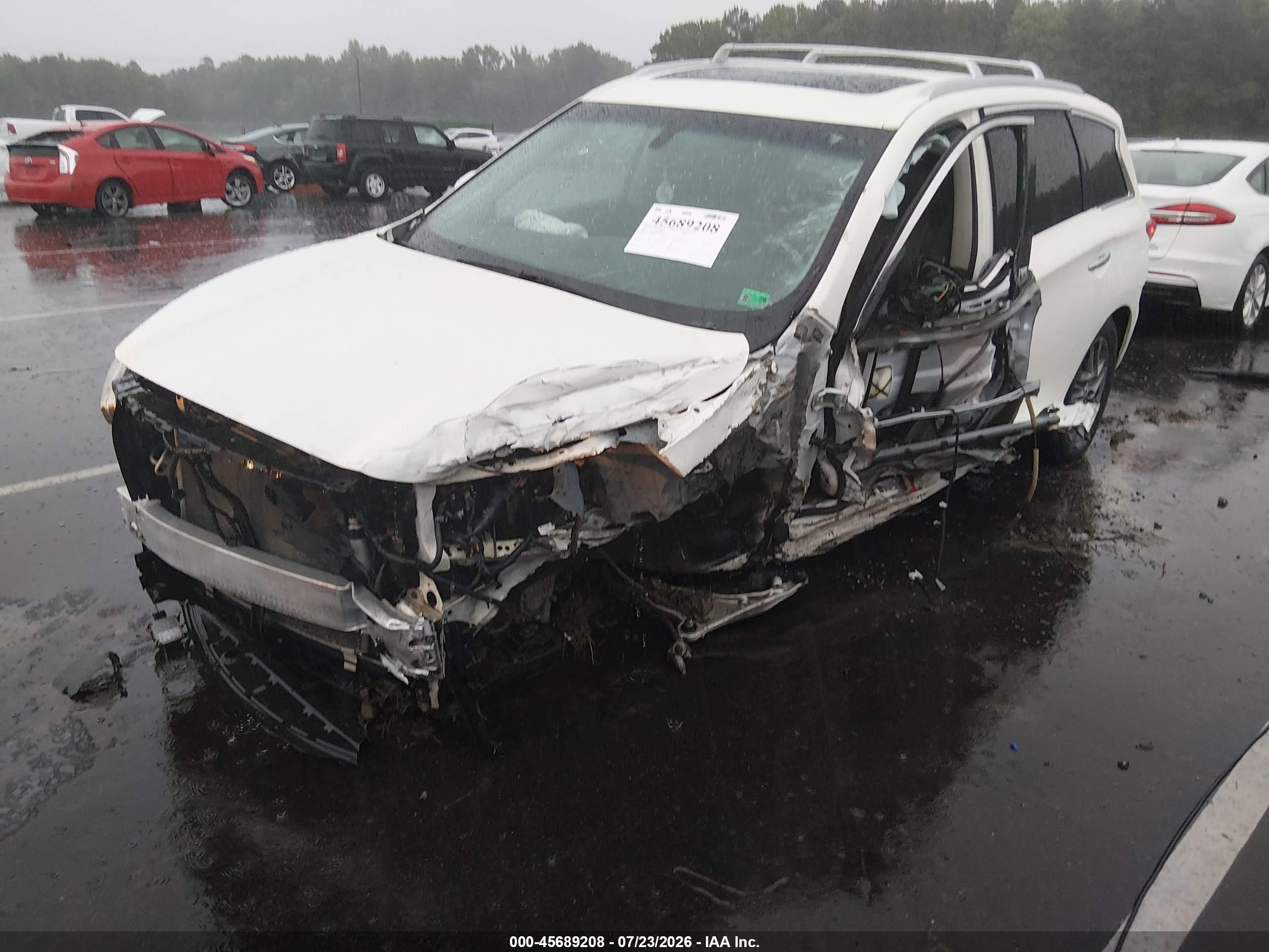 2013 Infiniti Jx35   Белый vin: 5N1AL0MN8DC324119