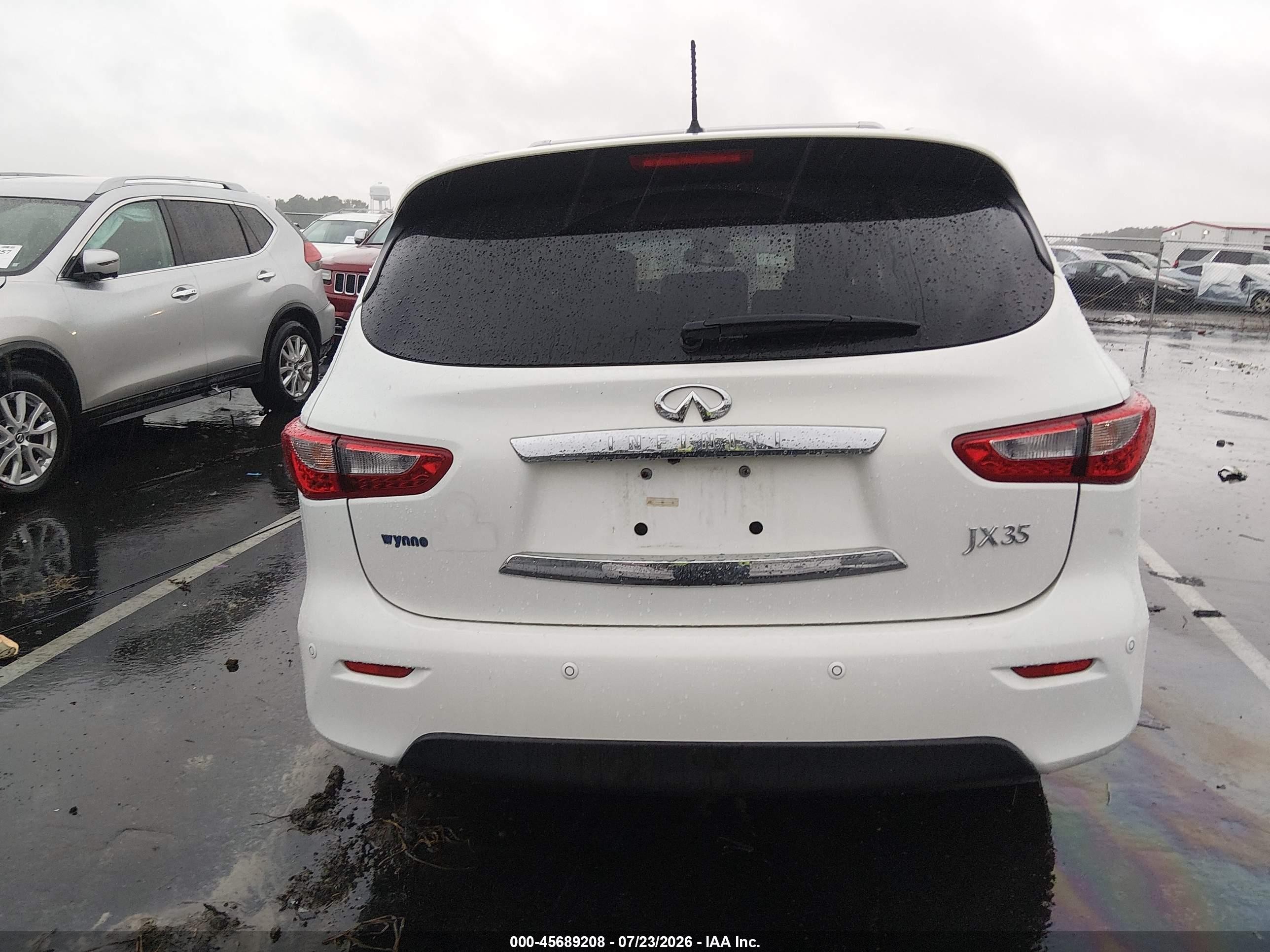 2013 Infiniti Jx35   Белый vin: 5N1AL0MN8DC324119