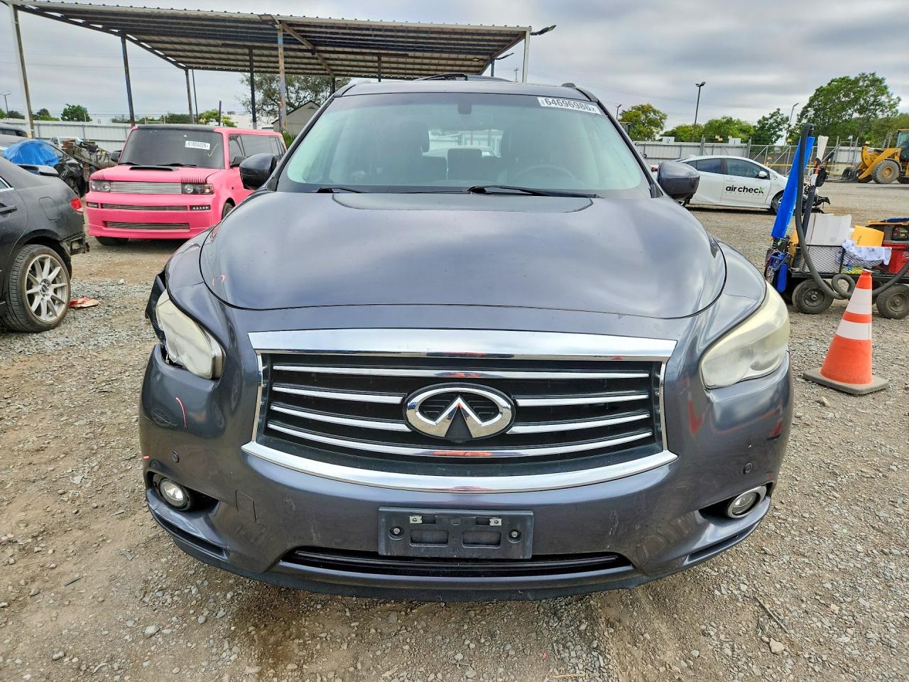 2013 Infiniti Jx35 Base Gray vin: 5N1AL0MN8DC329532
