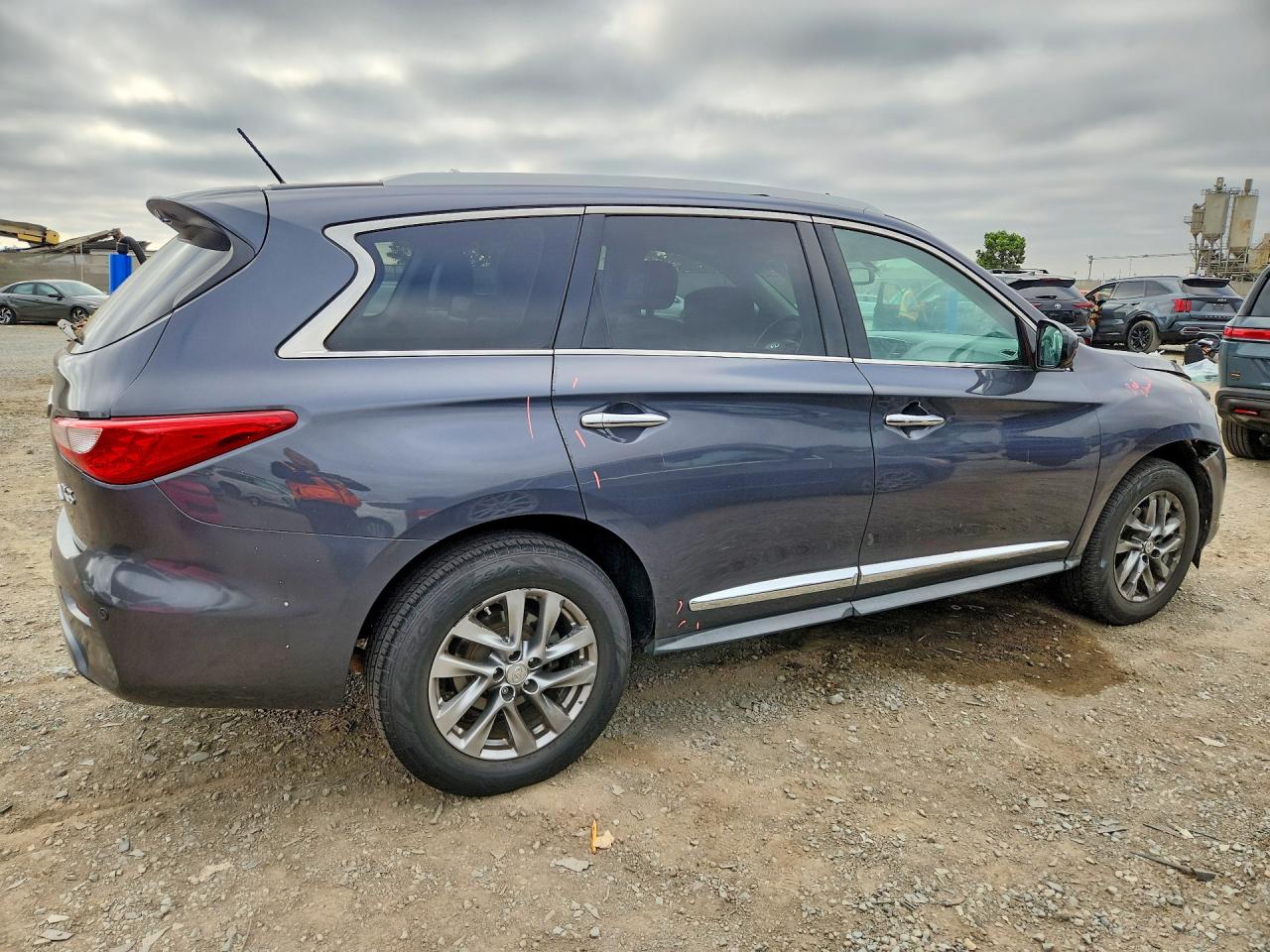 2013 Infiniti Jx35 Base Gray vin: 5N1AL0MN8DC329532