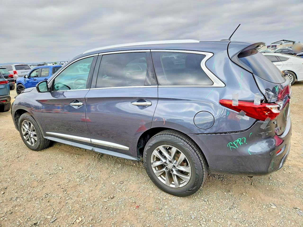 2013 Infiniti Jx35 Base Gray vin: 5N1AL0MN8DC329532