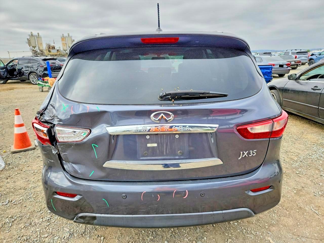 2013 Infiniti Jx35 Base Gray vin: 5N1AL0MN8DC329532