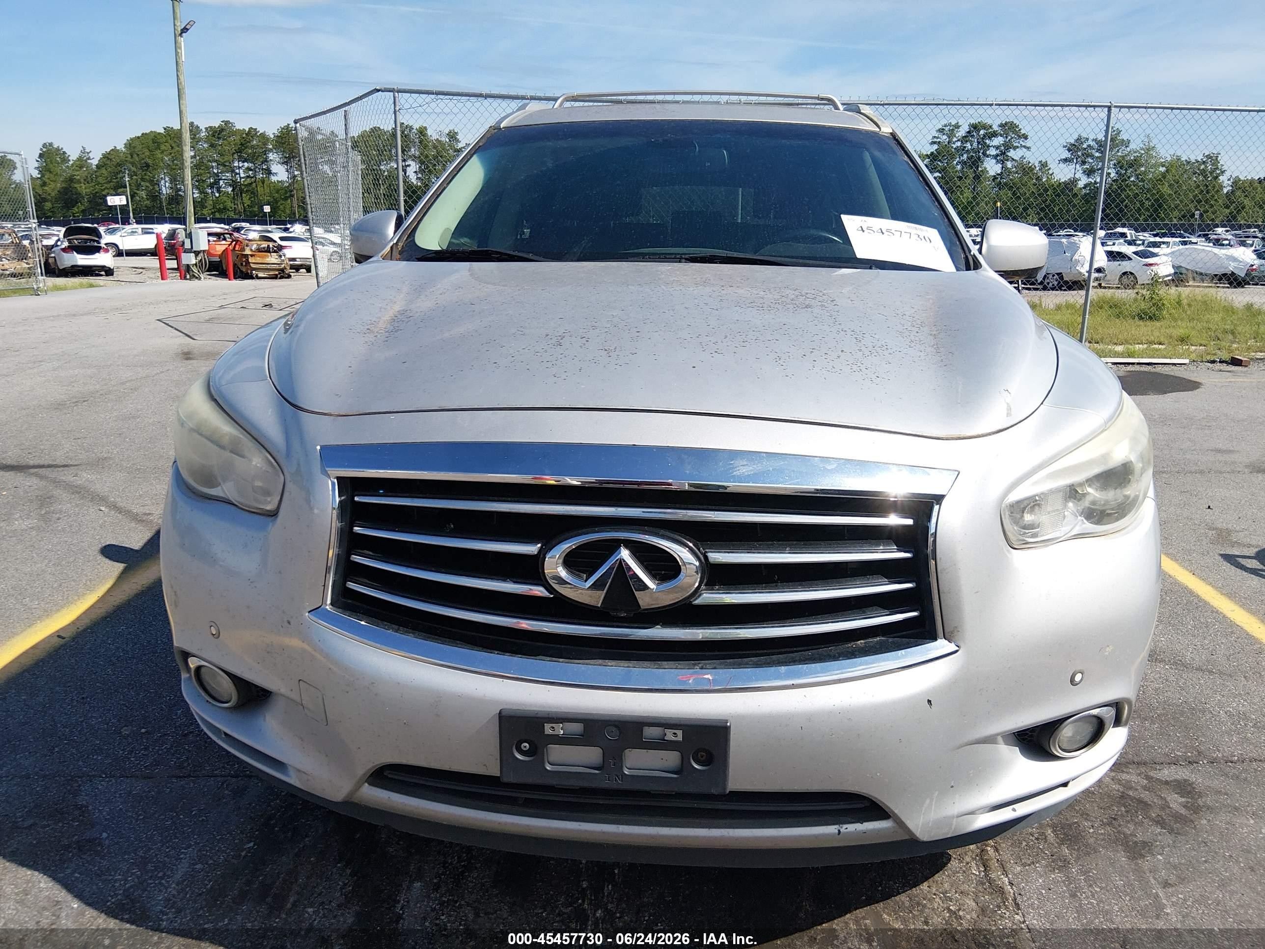 2013 Infiniti Jx35   Silver vin: 5N1AL0MN8DC342054