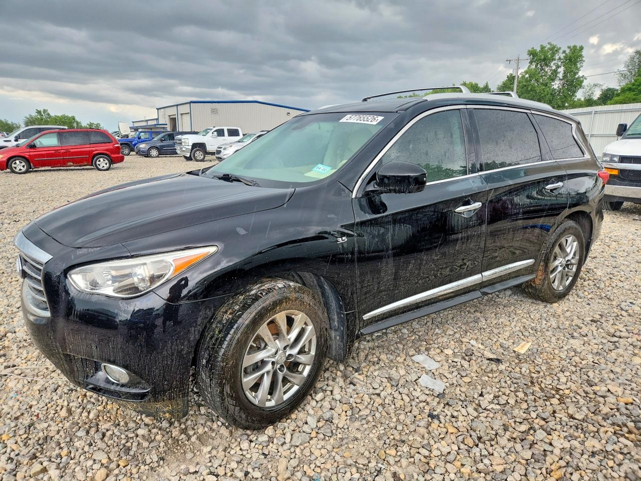 2014 Infiniti Qx60 Base Black vin: 5N1AL0MN8EC512107